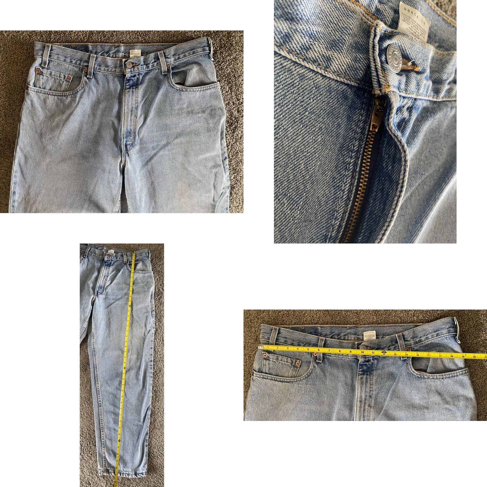 Levi's VTG Levi’s 560 Jeans Men’s 38x30 Blue Made In USA USA 90s Pockets Jeans Mens Size US 38 / EU 54 - 8 Thumbnail