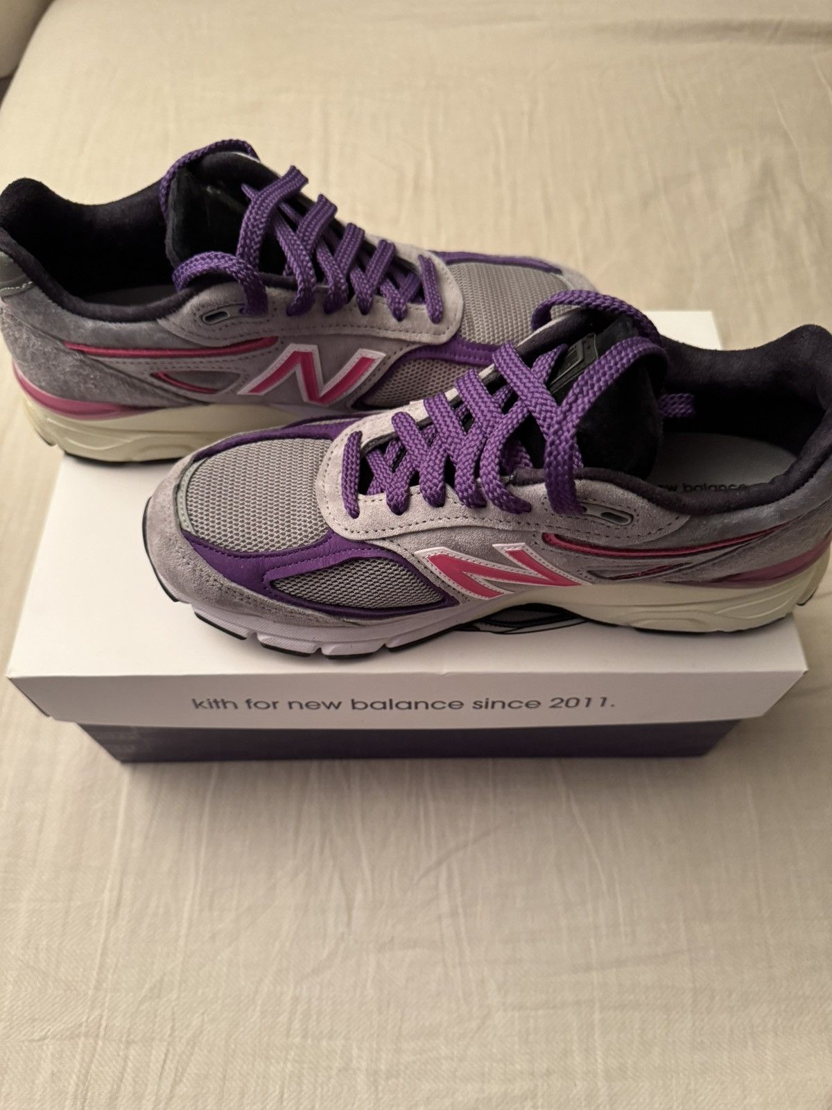 Kith × New Balance Kith New balance 990v4 United arrows and sons Size US 8 / EU 41 - 2 Thumbnail
