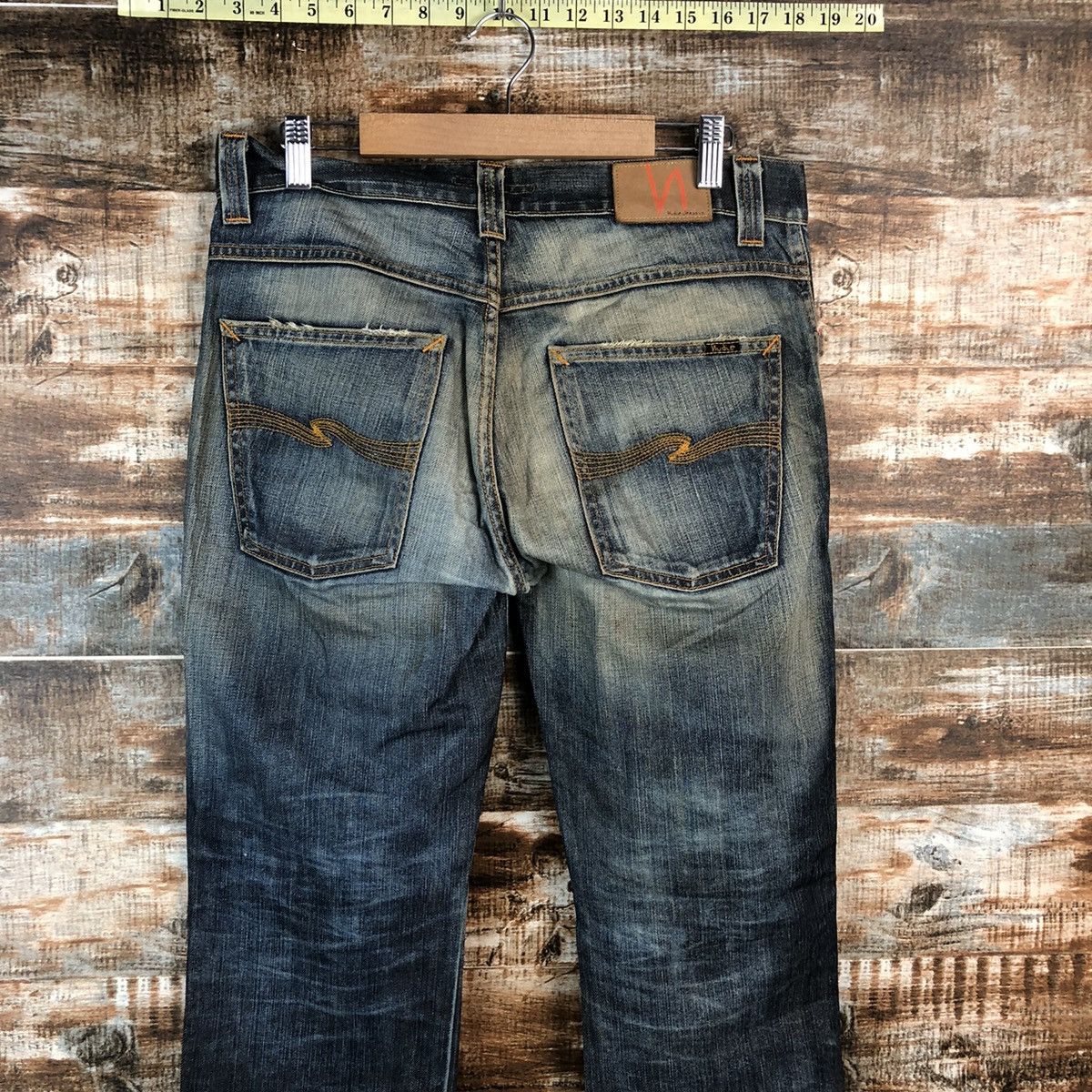 Nudie Jeans DL Nudie Jeans Blue Distressed Denim Pants #C139 Size US 31 - 13 Thumbnail