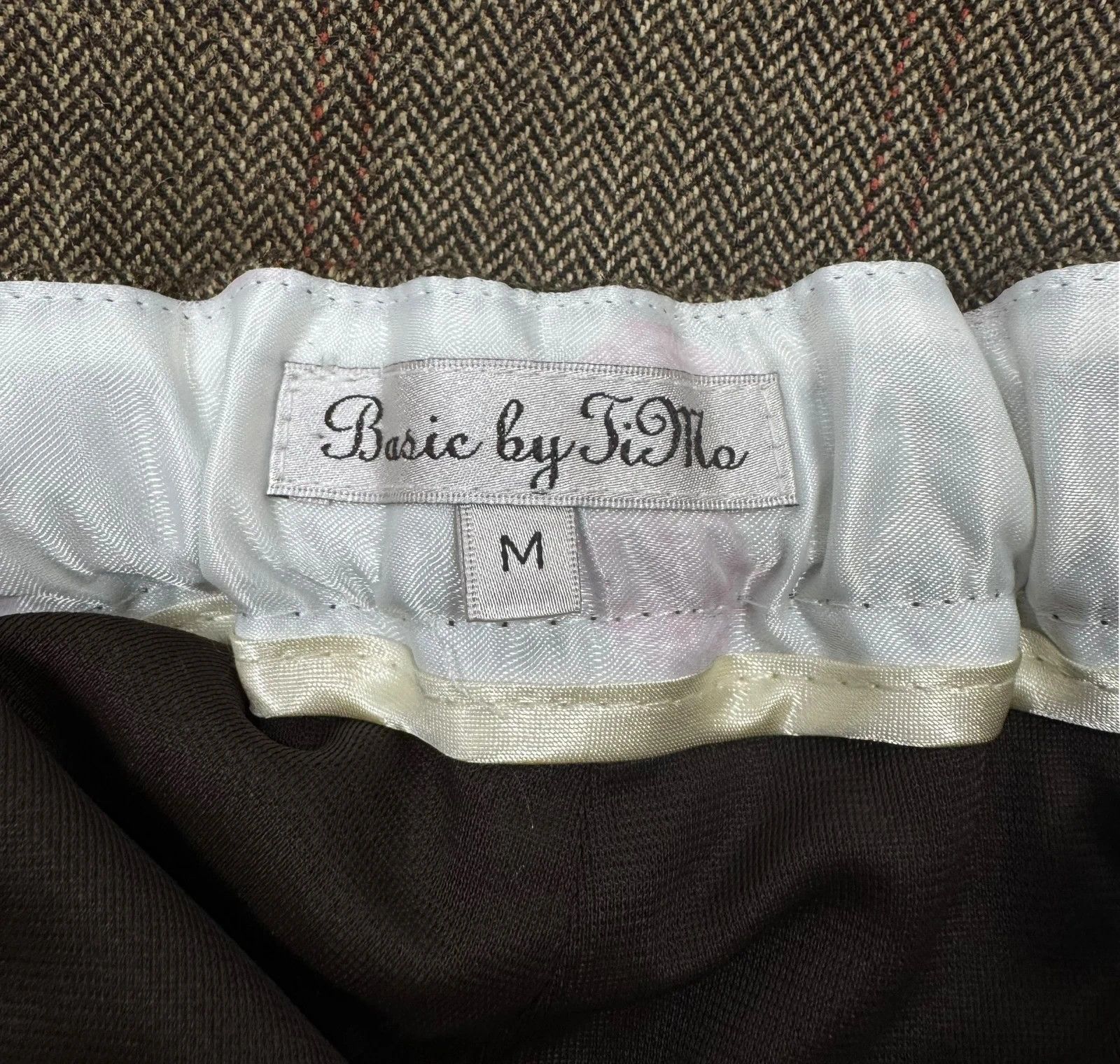 Other Basic By Timo Wool Herringbone Tweed Crop Pants size M Size 32" / US 10 / IT 46 - 12 Thumbnail