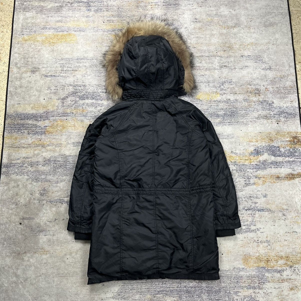 Le Grande Bleu (L.G.B.) GOA raccoon Fur hoodie military parka jacket vkei style Size US M / EU 48-50 / 2 - 3 Thumbnail