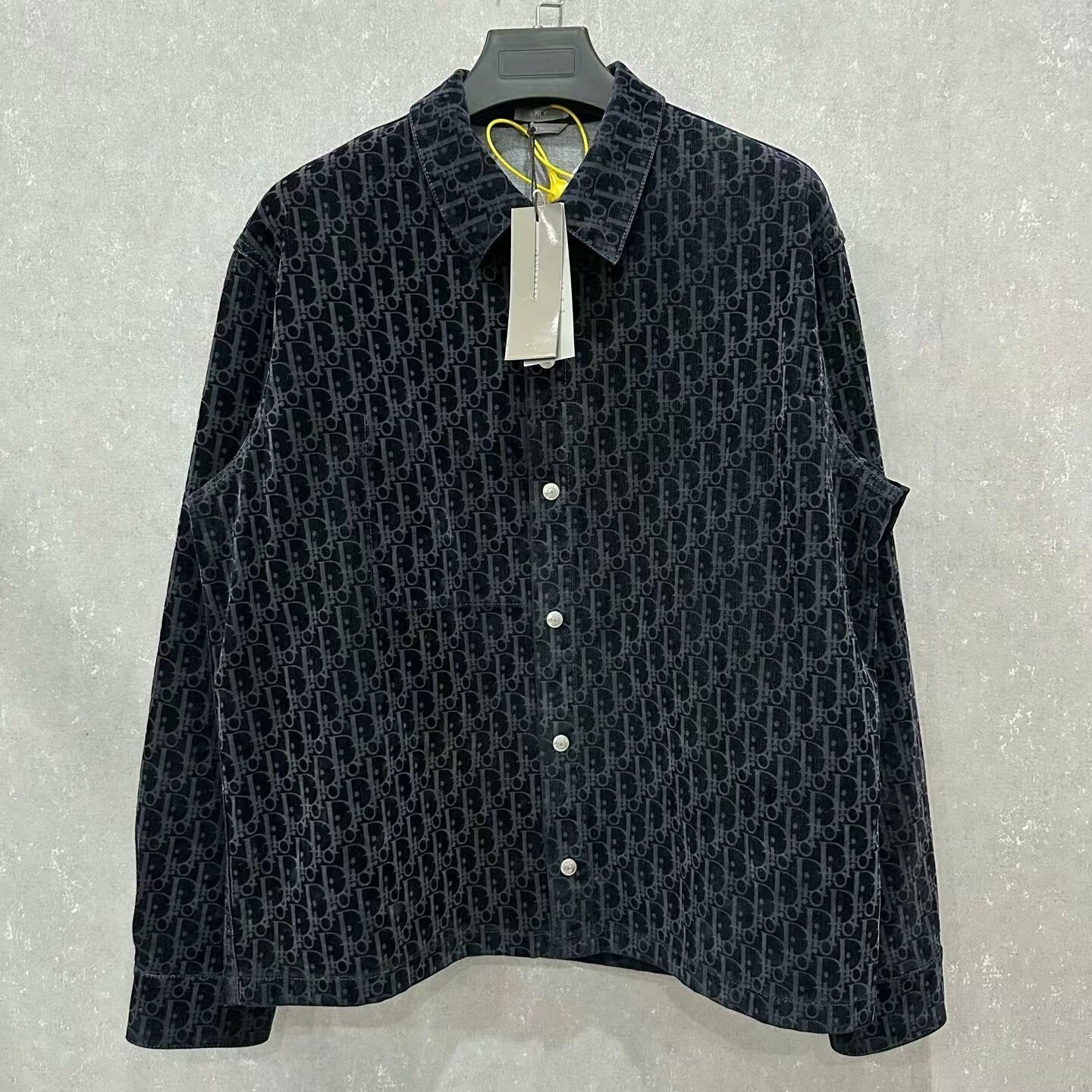 Dior Dior Full Logo Printed Long Sleeve Shirt Size US L / EU 52-54 / 3 - 1 Thumbnail