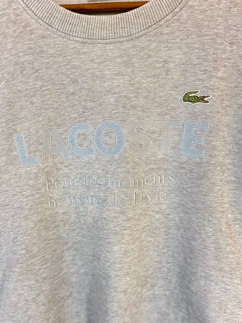 Lacoste vintage lacoste embroided logo sweatshirt nice design Size US XL / EU 56 / 4 - 2 Thumbnail