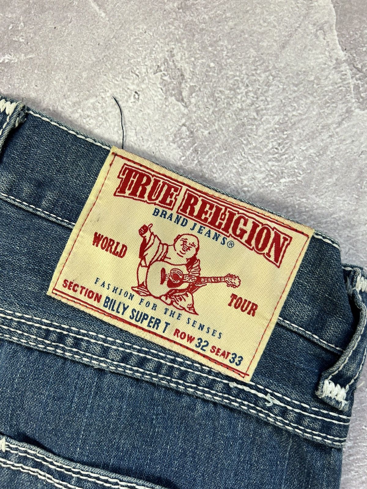 True Religion × Vintage True Religion Billy Super T Denim Blue Jeans Size W32 L33 Size US 32 / EU 48 - 4 Thumbnail