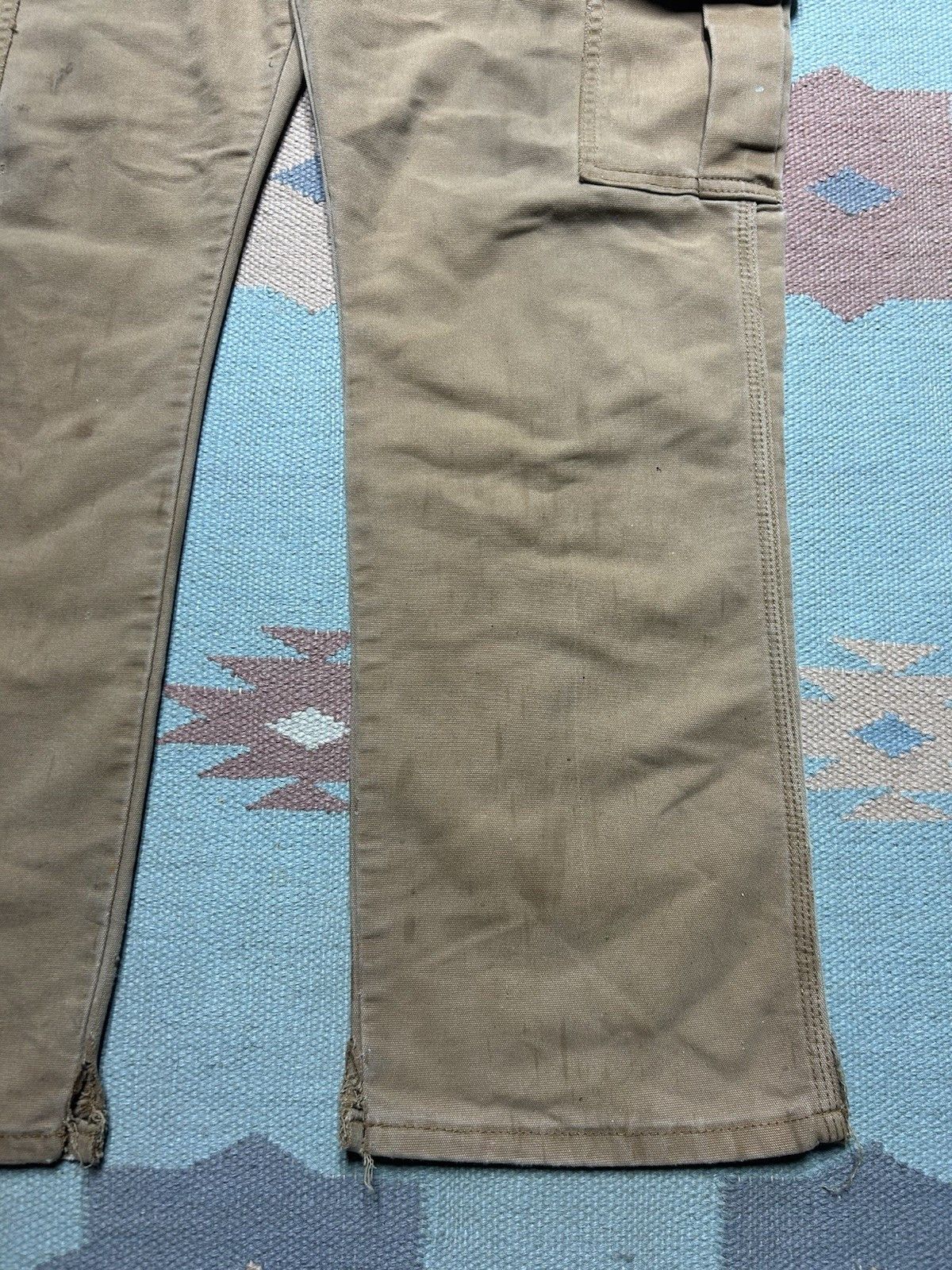 Vintage Dickies flex canvas cargo pants grunge workwear skater 38x28 Size US 38 / EU 54 - 4 Thumbnail
