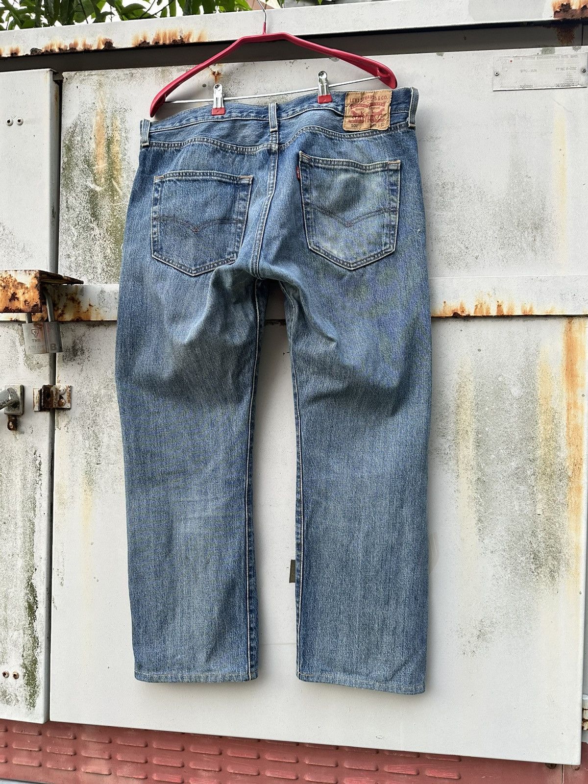 Levi's Vintage Clothing Levis 501 Baggy Blue Jeans Size US 36 / EU 52 - 3 Thumbnail
