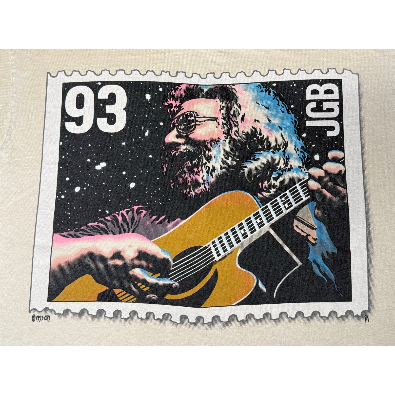 Grateful Dead × Vintage Vintage 1993 Jerry Garcia Band Grateful Dead Stamp T-shirt L Size US L / EU 52-54 / 3 - 3 Thumbnail