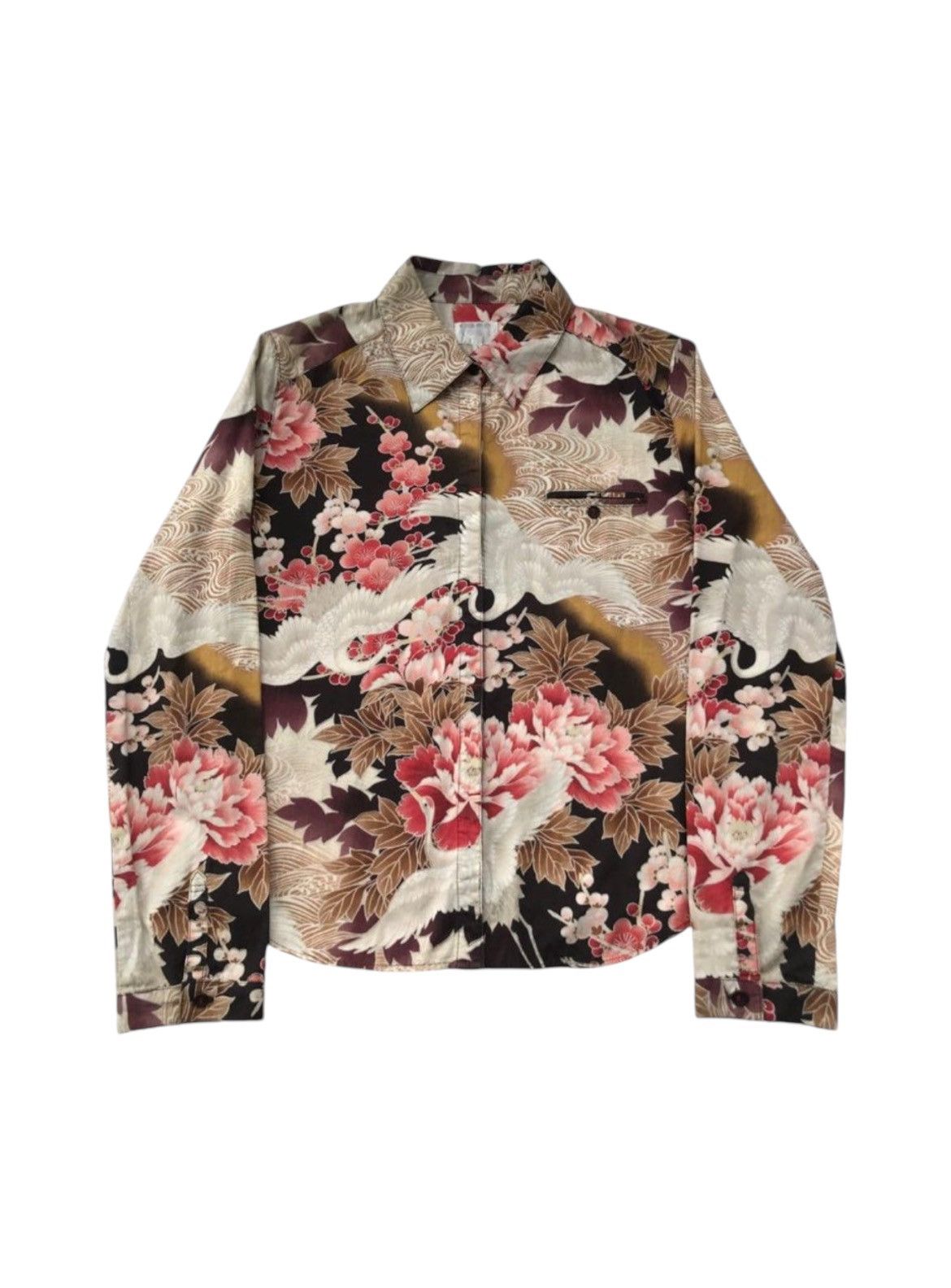 Designer × Japanese Brand × Takeo Kikuchi Takeo Kikuchi Floral Shirt Size S / US 4 / IT 40 - 1 Thumbnail