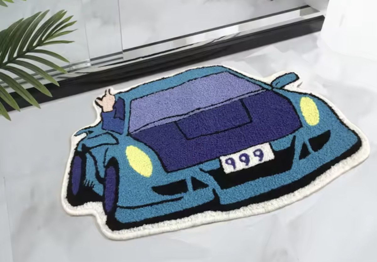 Japanese Brand 60 X 90 cm Tufted "999" Car Rug Size ONE SIZE - 1 Thumbnail