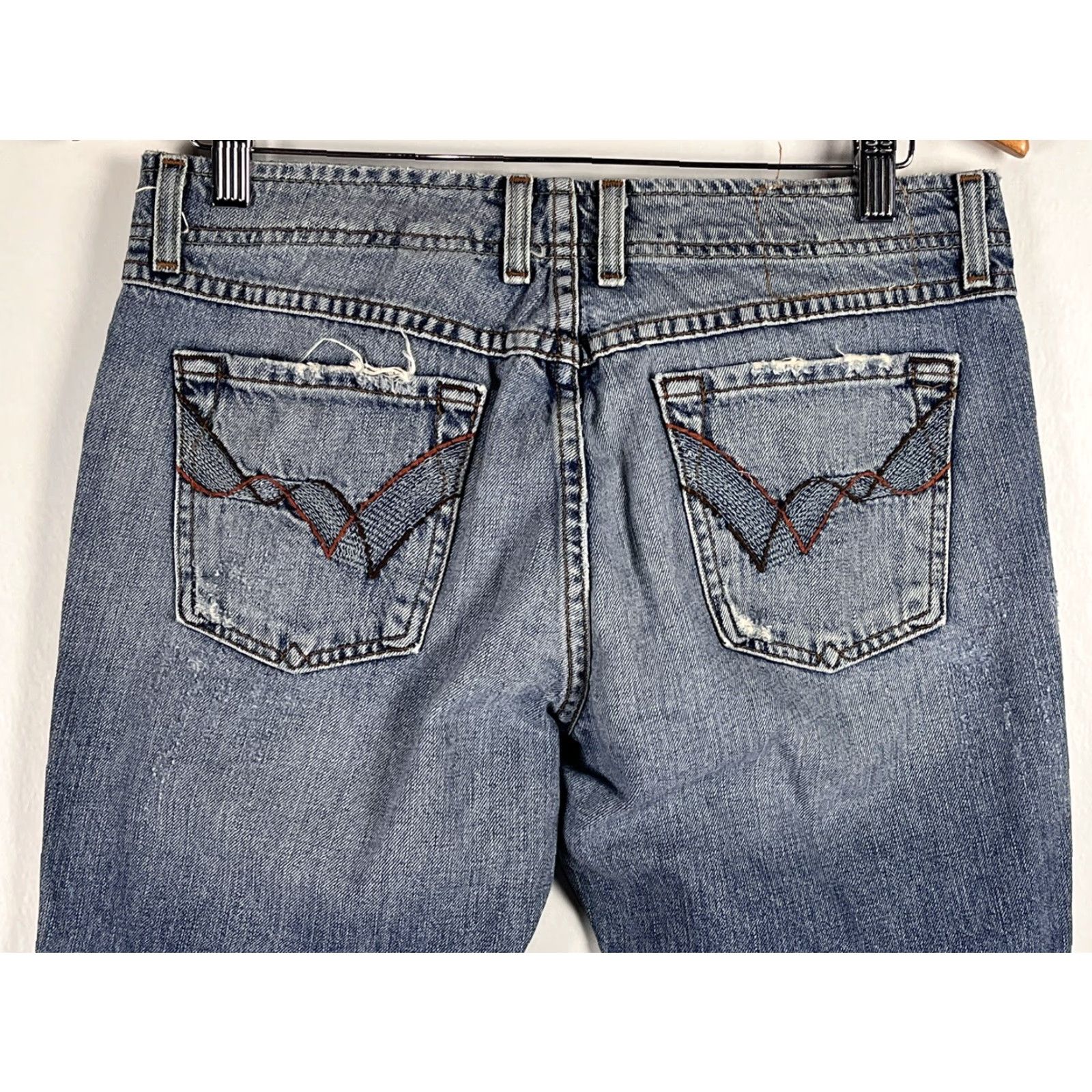 Lucky Brand Vtg Lucky Brand Michievous Wonder Crop Jeans Sz 6 GUC Size 28" / US 6 / IT 42 - 4 Thumbnail