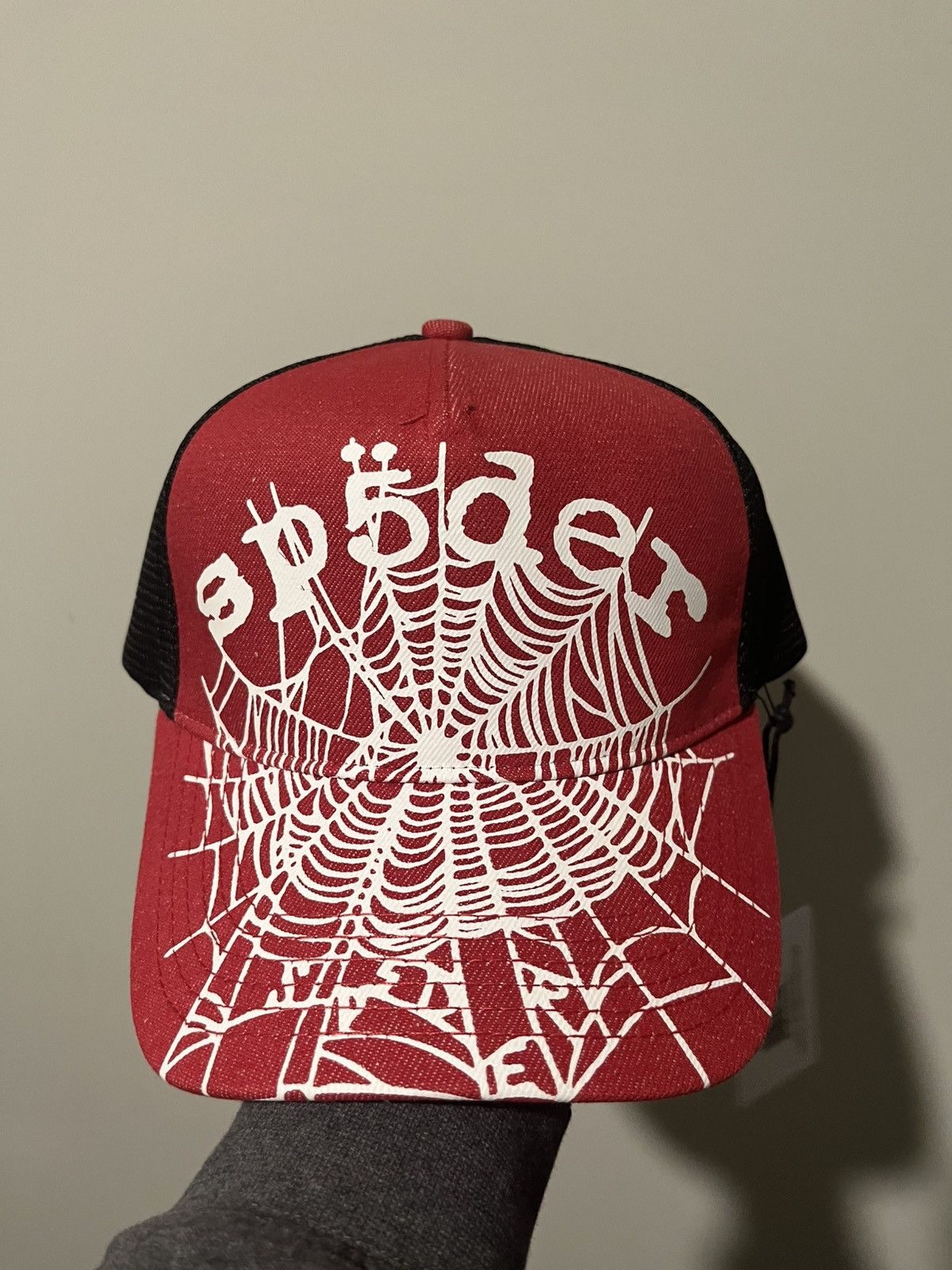 Sp5der Sp5der Denim Og Web V2 Trucker Size ONE SIZE - 1 Thumbnail
