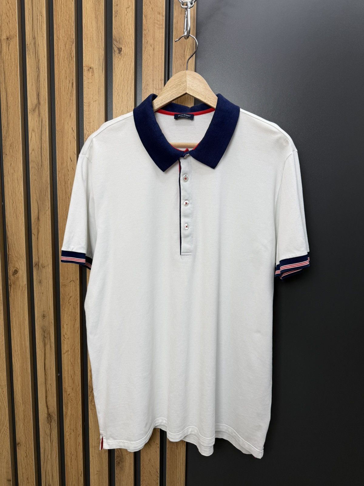 Gran Sasso Gran Sasso Italy White Polo Shirt Size 58 Size US XXL / EU 58 / 5 - 1 Thumbnail