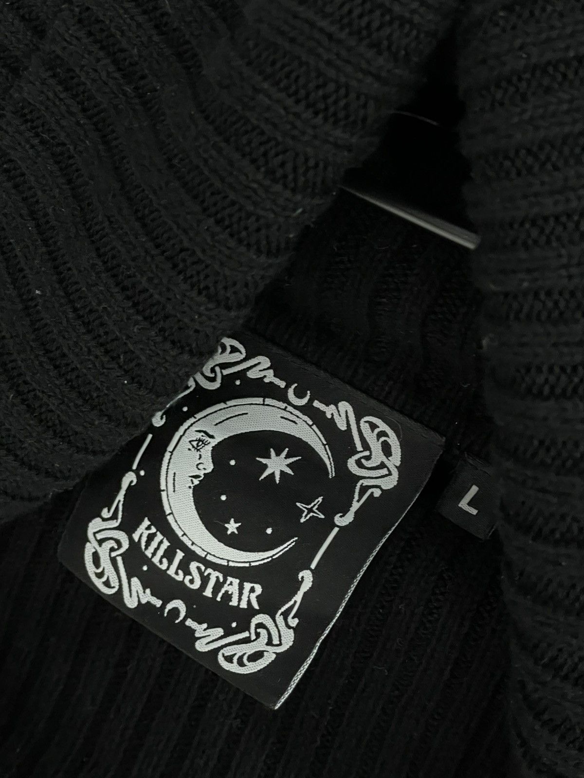 Hysteric Glamour Y2K Goth Style Avant Garde Killstar Turtleneck Sweater Size L / US 10 / IT 46 - 8 Thumbnail