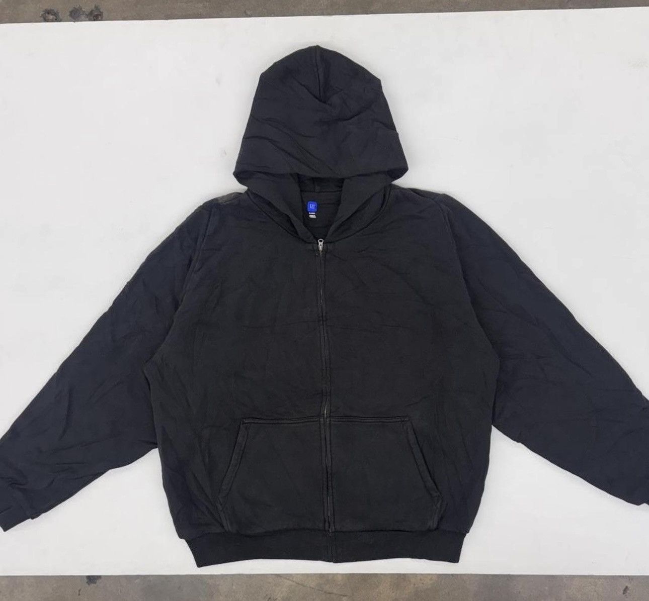 Grey Yeezy Gap Zip Up Hoodie Sweatshirt X-Large (UNRELEASED)