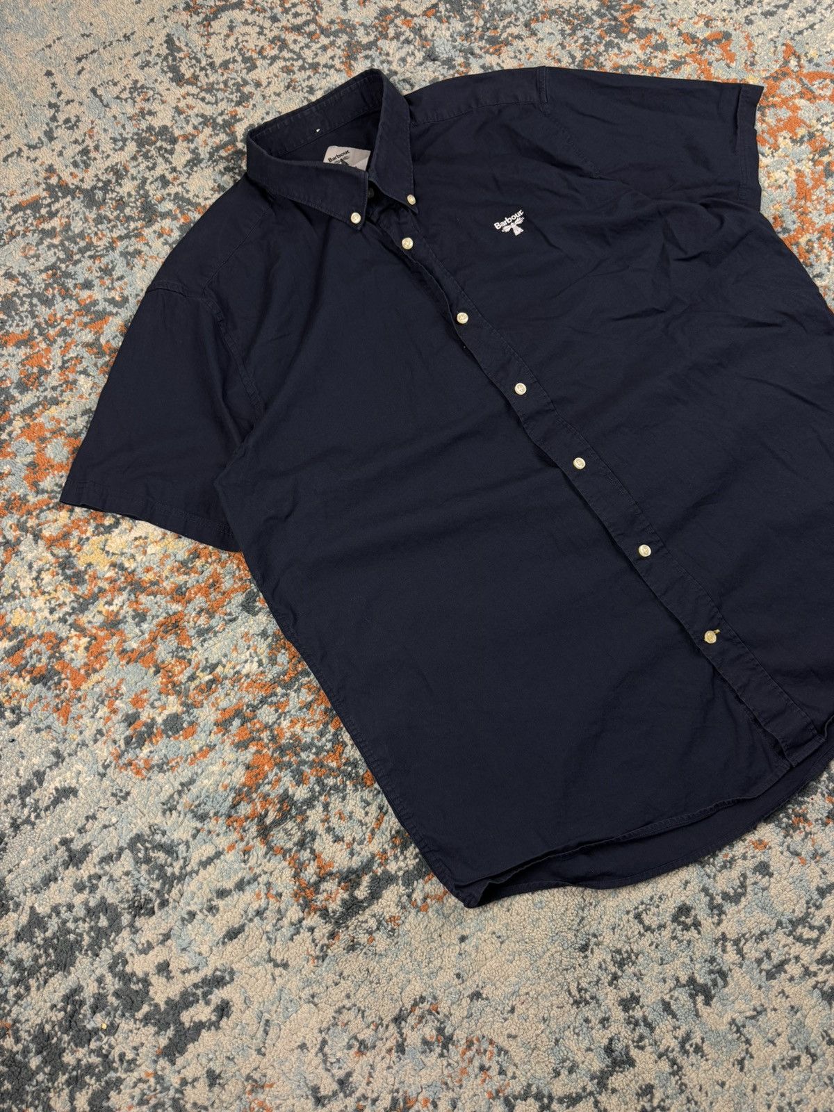 Barbour × Vintage Vintage y2k Barbour short sleeve button shirt old money Size US XL / EU 56 / 4 - 3 Thumbnail
