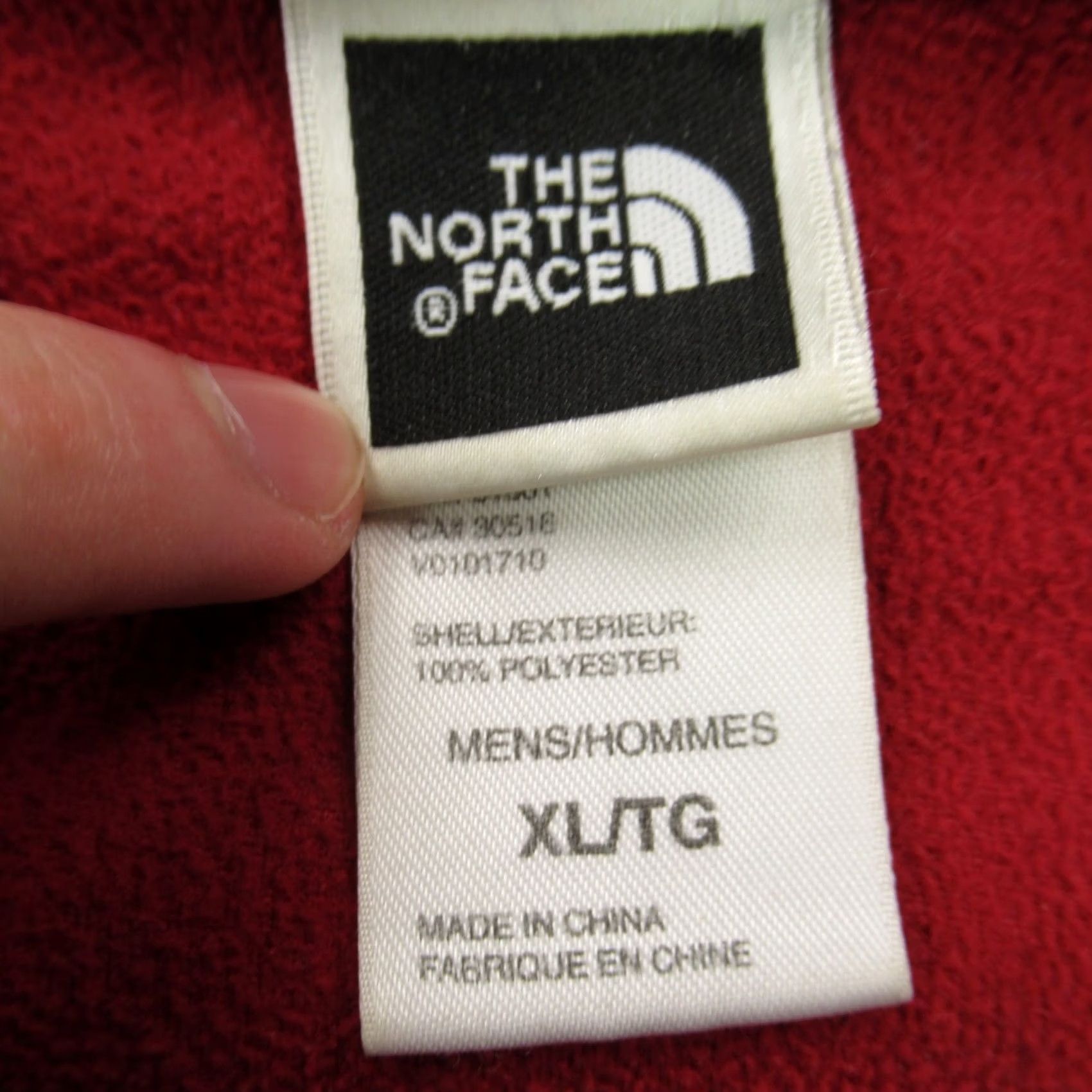 The North Face The North Face Shirt Mens XL Long Sleeve Crew Neck Casual Pullover Red Size US XL / EU 56 / 4 - 4 Thumbnail