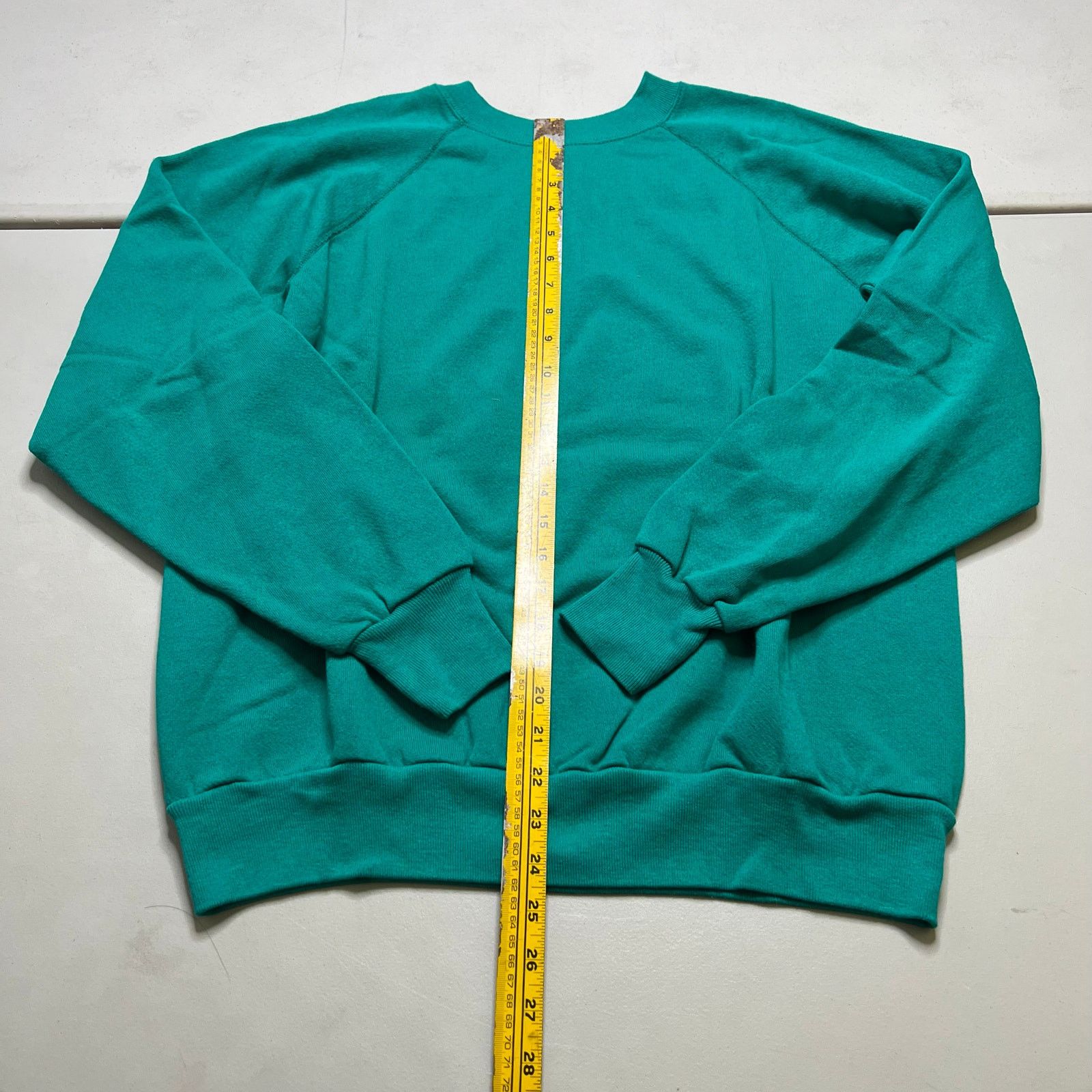 Vintage Vintage JE Morgan USA Made Crewneck Sweatshirt Green L 80s Size US L / EU 52-54 / 3 - 5 Thumbnail