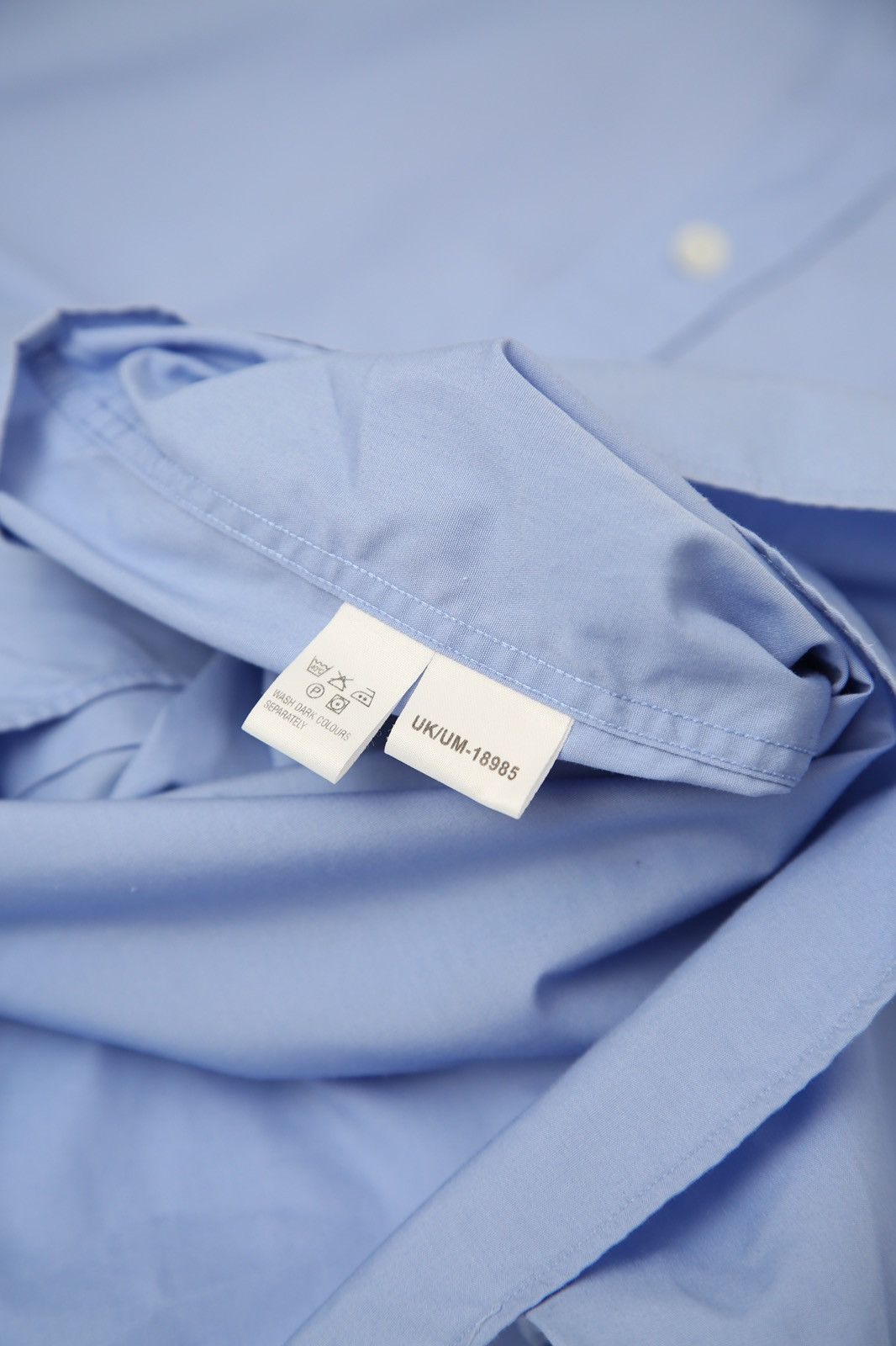 Vintage × Yves Saint Laurent Vintage Yves Saint Laurent Blue Shirt Small Logo Oldmoney Size US M / EU 48-50 / 2 - 6 Thumbnail