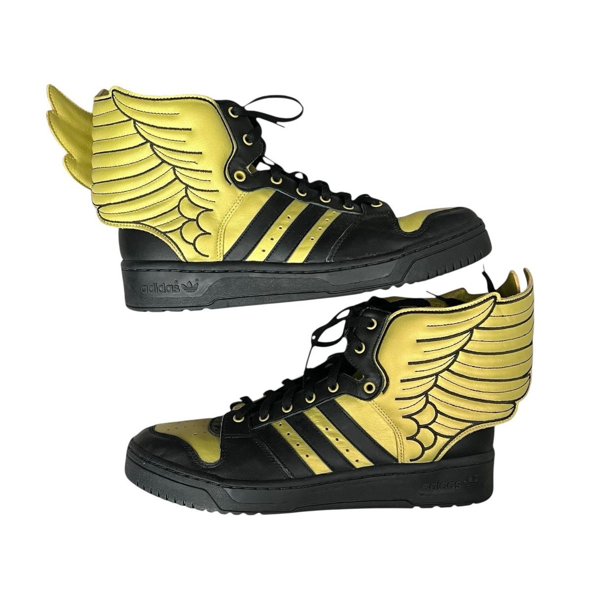 adidas gazelle silver green womens Collectible Gold Leather Adidas Jeremy Scott Wings Sneakers Shoes ( Si   Japonista