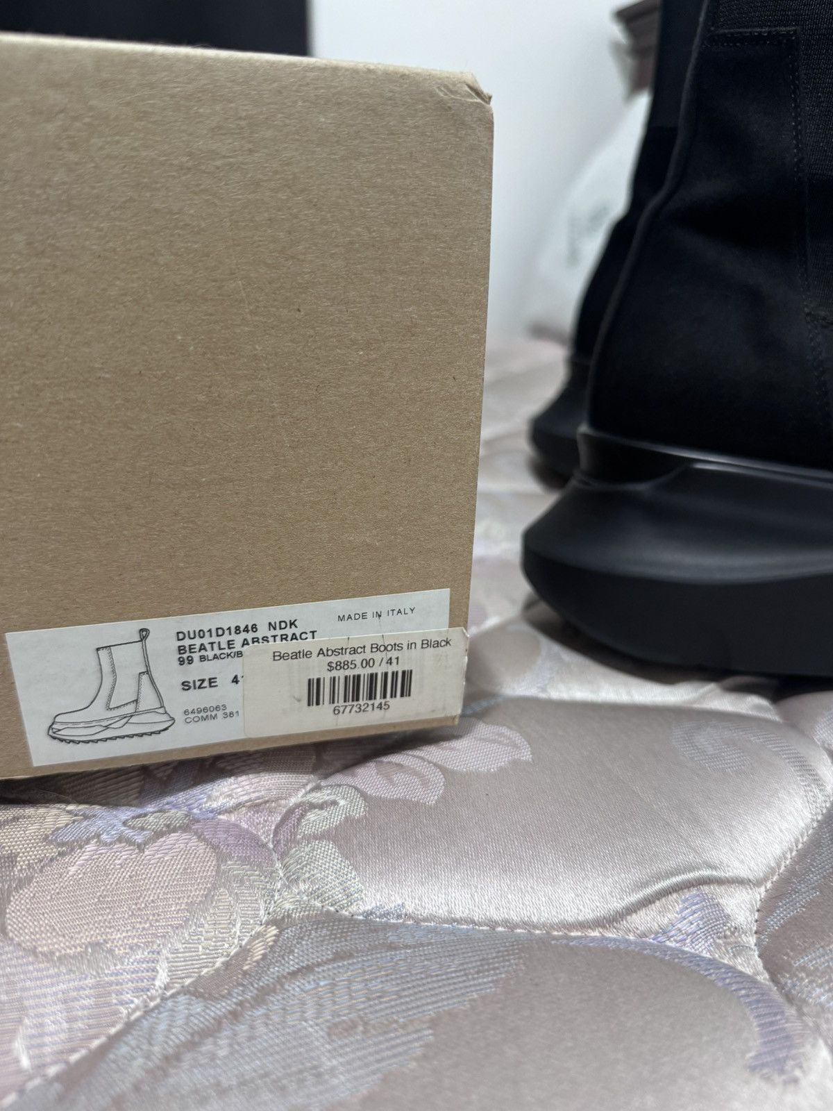 Rick Owens Rick Owens DRKSHDW Beatle Abstract Boots Size US 8.5 / EU 41-42 - 11 Thumbnail