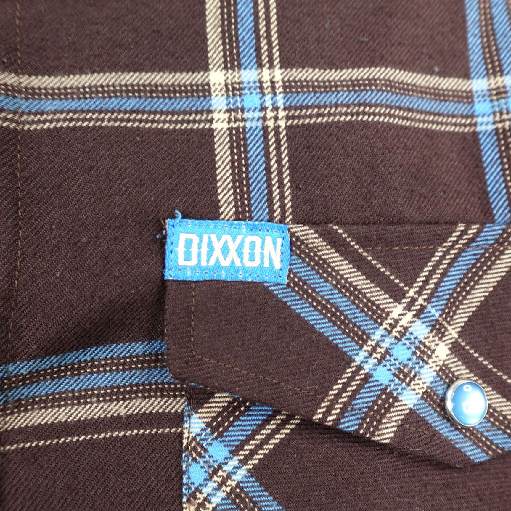 Vintage Dixxon Flannel Shirt Mens 2XL Tall Brown Plaid Pearl Snap Anniversary Edition Size US XXL / EU 58 / 5 - 3 Thumbnail