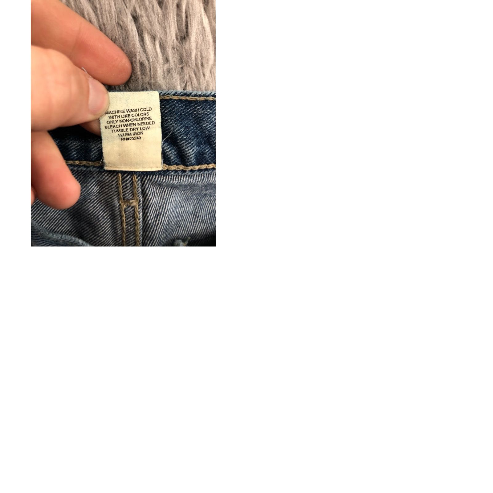 Vintage VINTAGE NY Jeans Bootcut Size 14 Womens Medium Wash Blue Bleached Size 36" / US 14 / IT 50 - 9 Thumbnail
