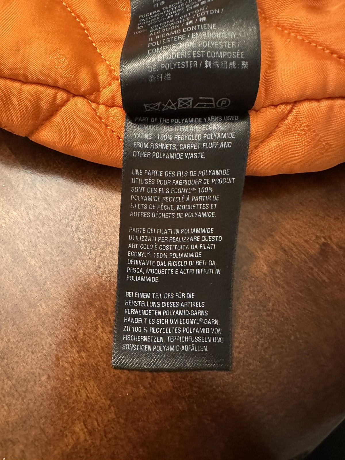 Balenciaga Balenciaga Mens Bomber Jacket with Orange Lining Size US S / EU 44-46 / 1 - 12 Thumbnail