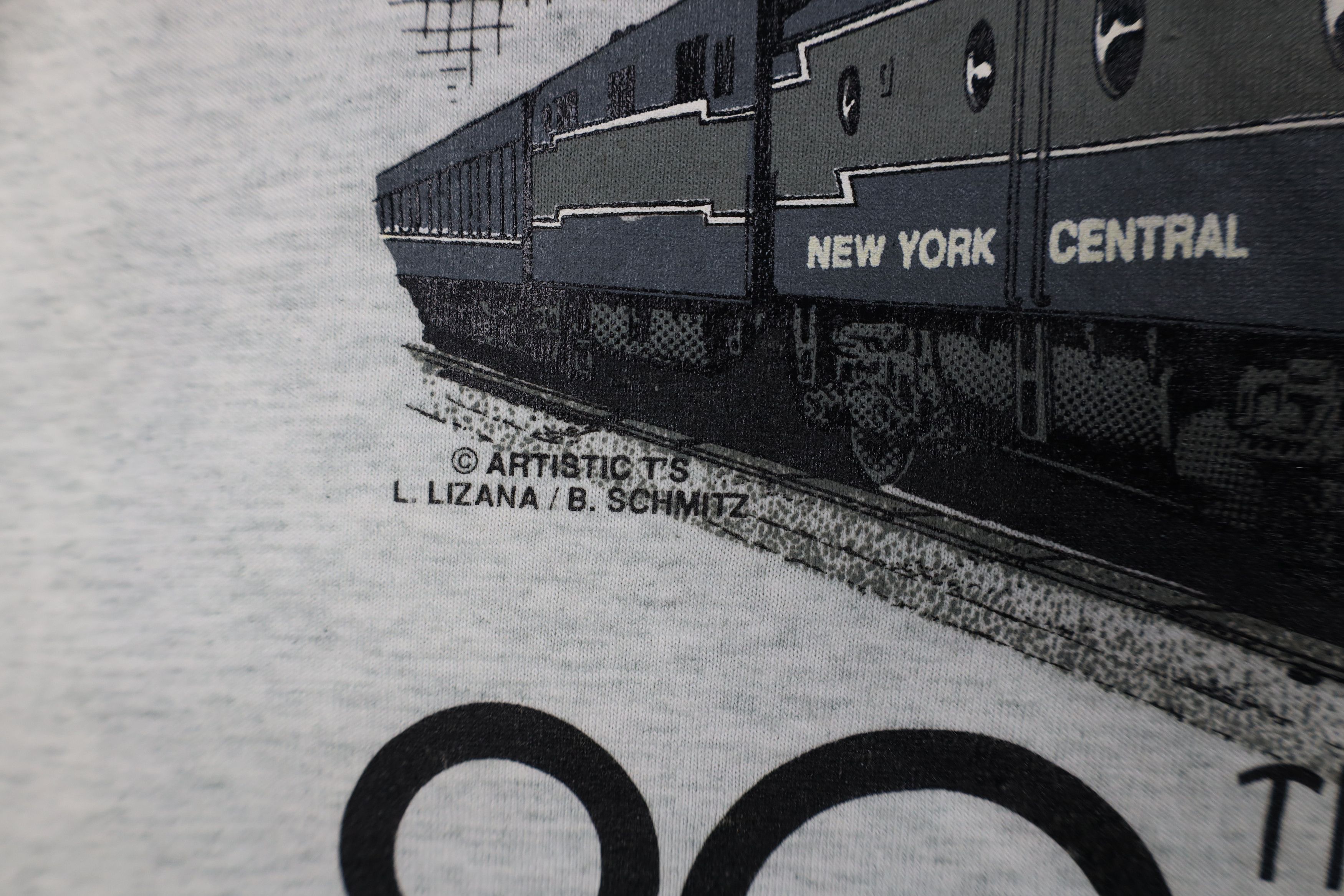 Vintage Vintage 90s System The 20th Century Limited T-Shirt USA Size US XXL / EU 58 / 5 - 5 Thumbnail