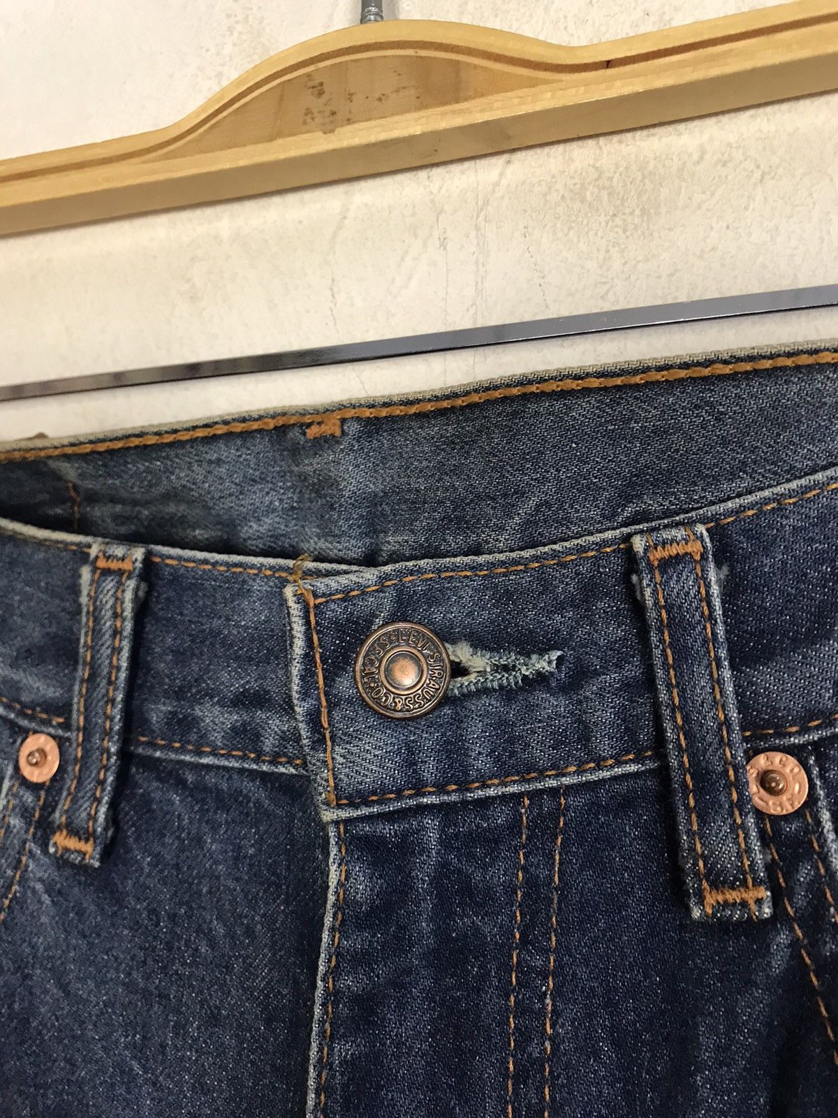 Levi's Levi's Lot 511 Zipper Indigo Denim Jeans Straight Leg Size US 29 - 8 Thumbnail