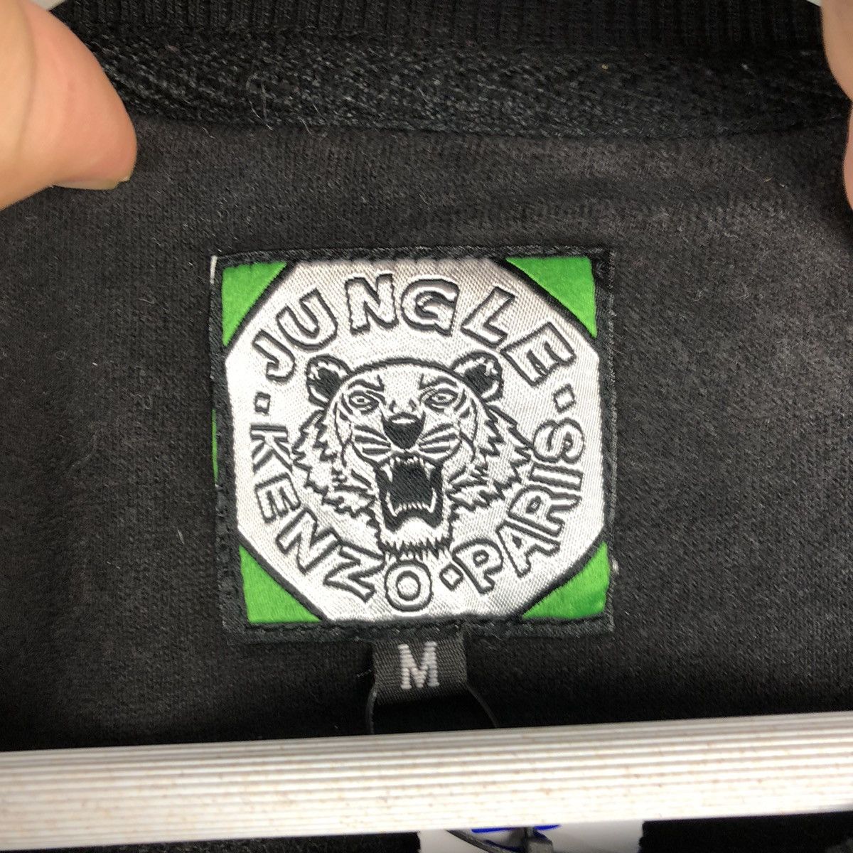 Japanese Brand Kenzo Paris Black Sweatshirt #A2448 Size M / US 6-8 / IT 42-44 - 10 Thumbnail