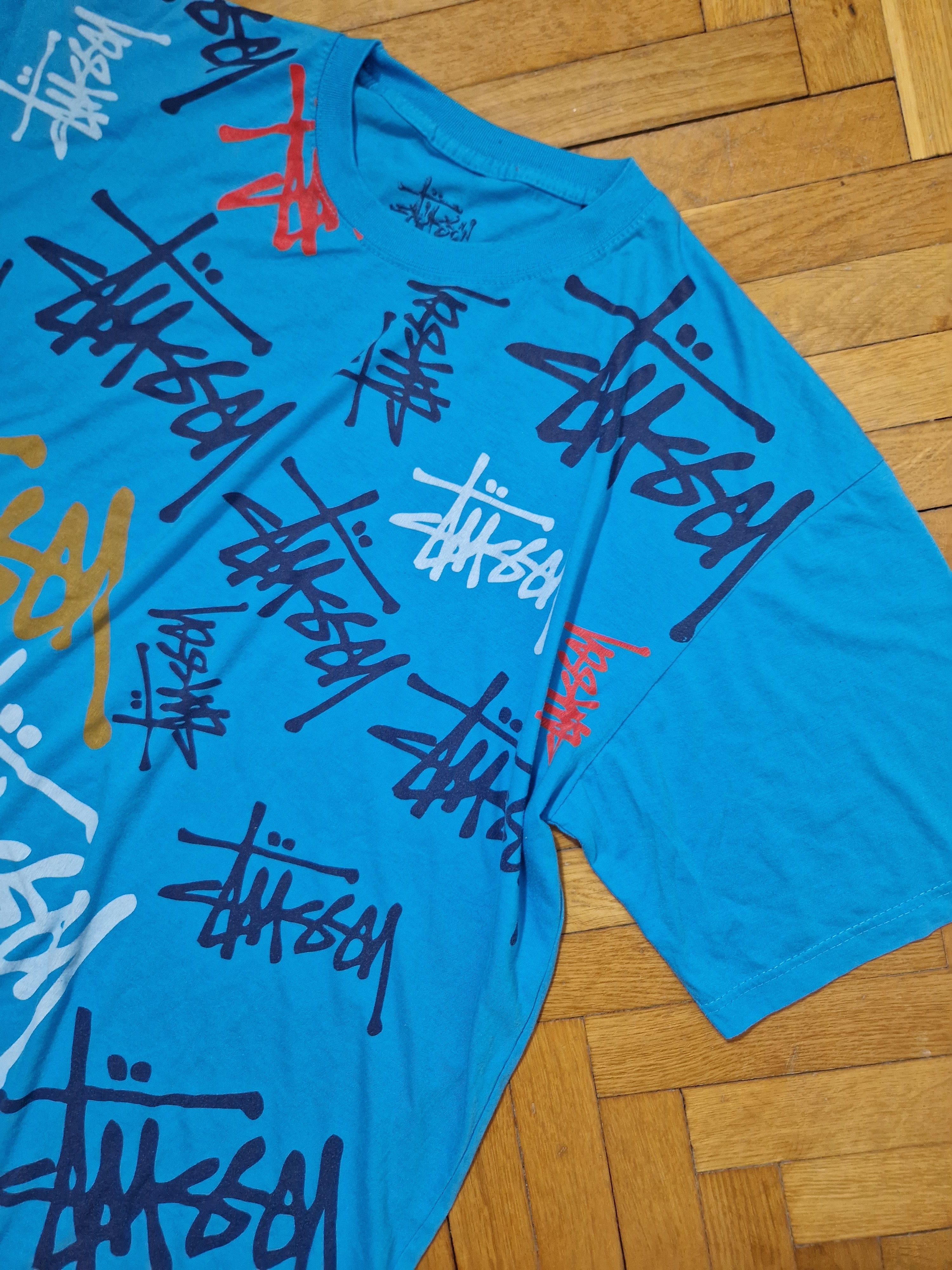 Stussy Stussy multilogo vintage y2k drip swag t-shirf Size US XL / EU 56 / 4 - 4 Thumbnail