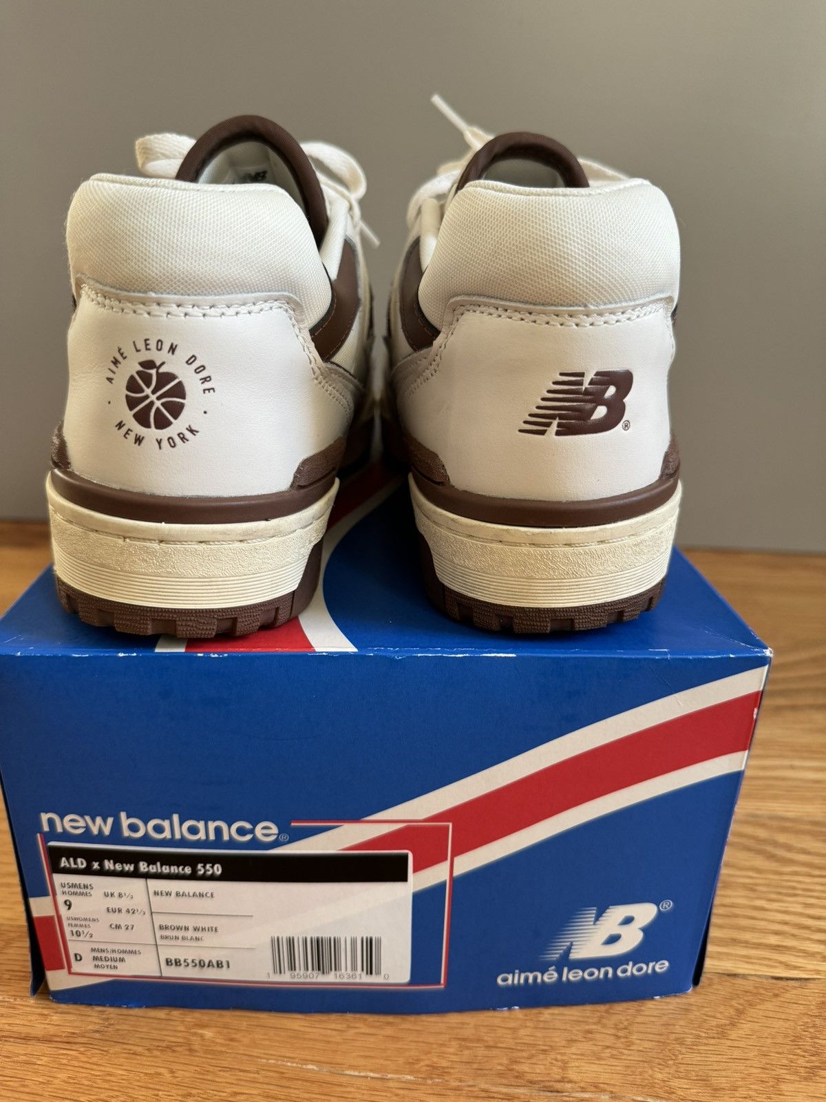 Aime Leon Dore × New Balance New Balance 550 Aimé Leon Dore Brown Size US 9 / EU 42 - 4 Thumbnail