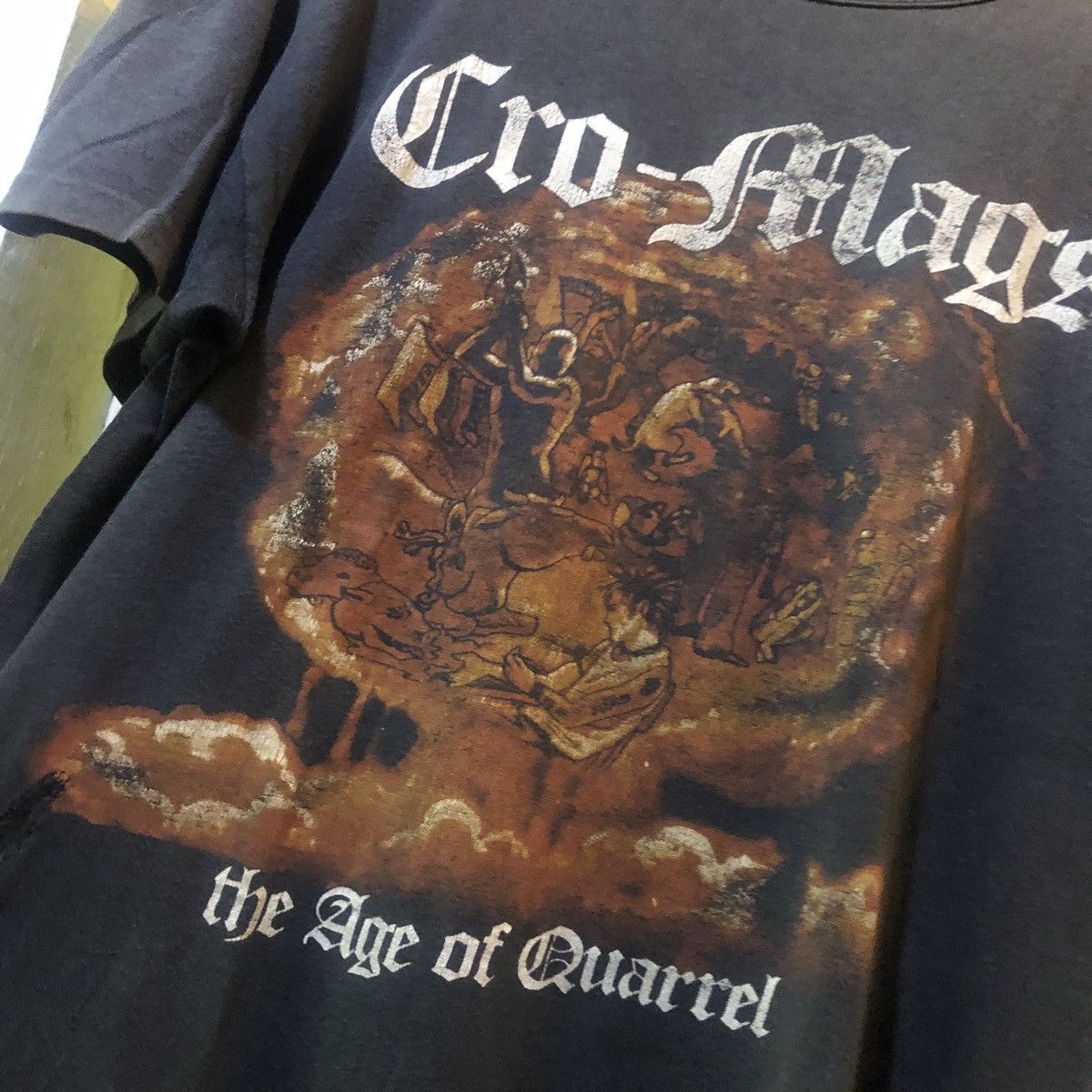 Band Tees × Vintage Vintage Cro Mags Age of Quarrel Band Tee Size US L / EU 52-54 / 3 - 1 Thumbnail