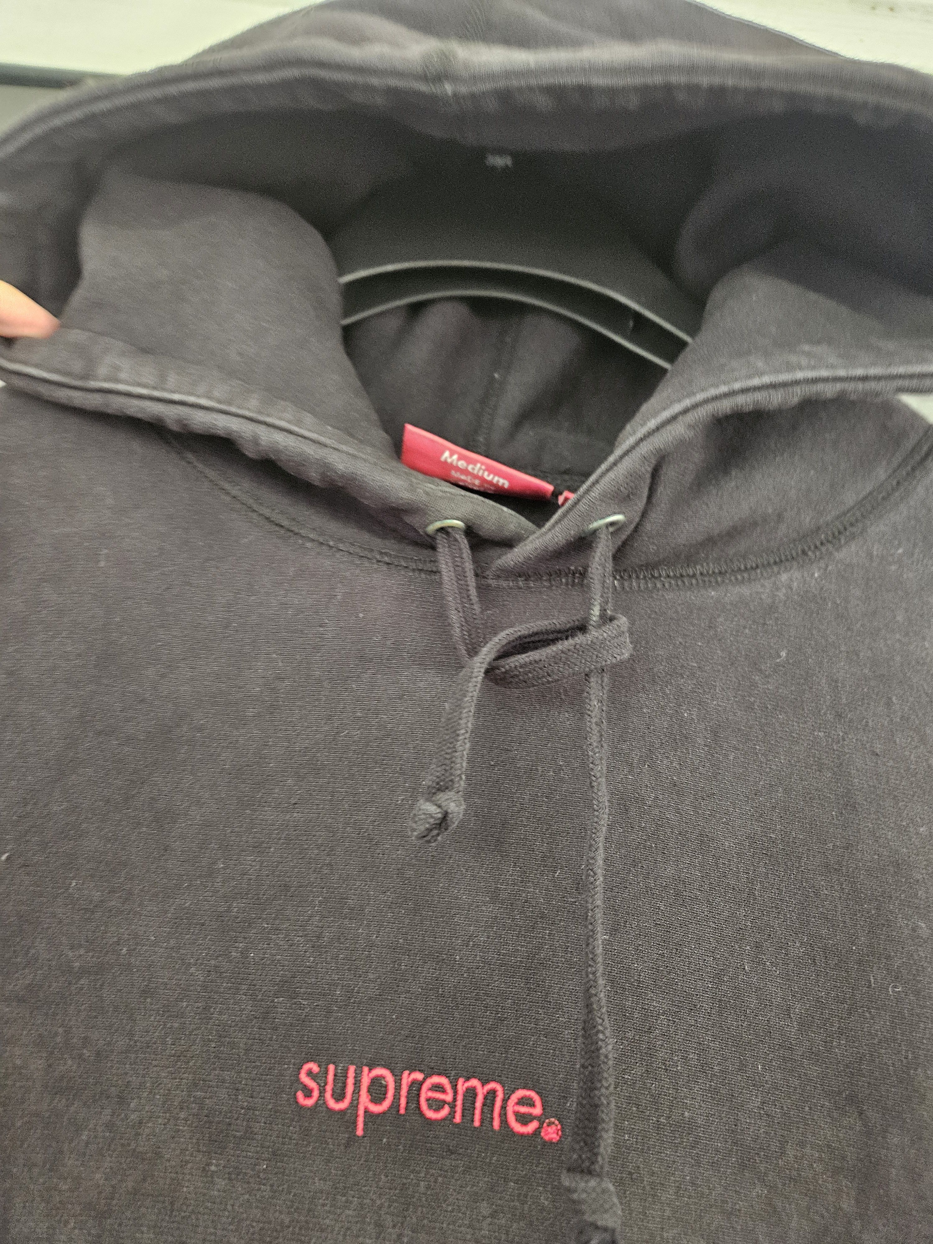 Supreme Supreme Trademark Logo Black Red Hoodie Size US M / EU 48-50 / 2 - 5 Thumbnail