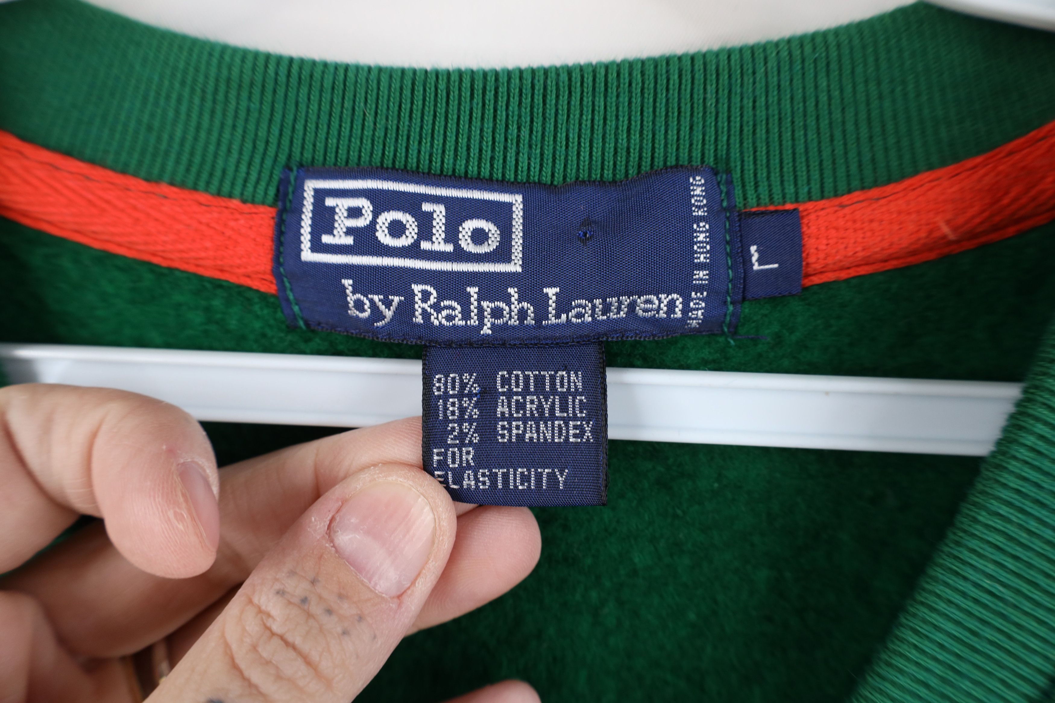 Ralph Lauren Vintage 90s Polo Golf Ralph Lauren V-Neck Sweatshirt Vest Size US L / EU 52-54 / 3 - 6 Thumbnail