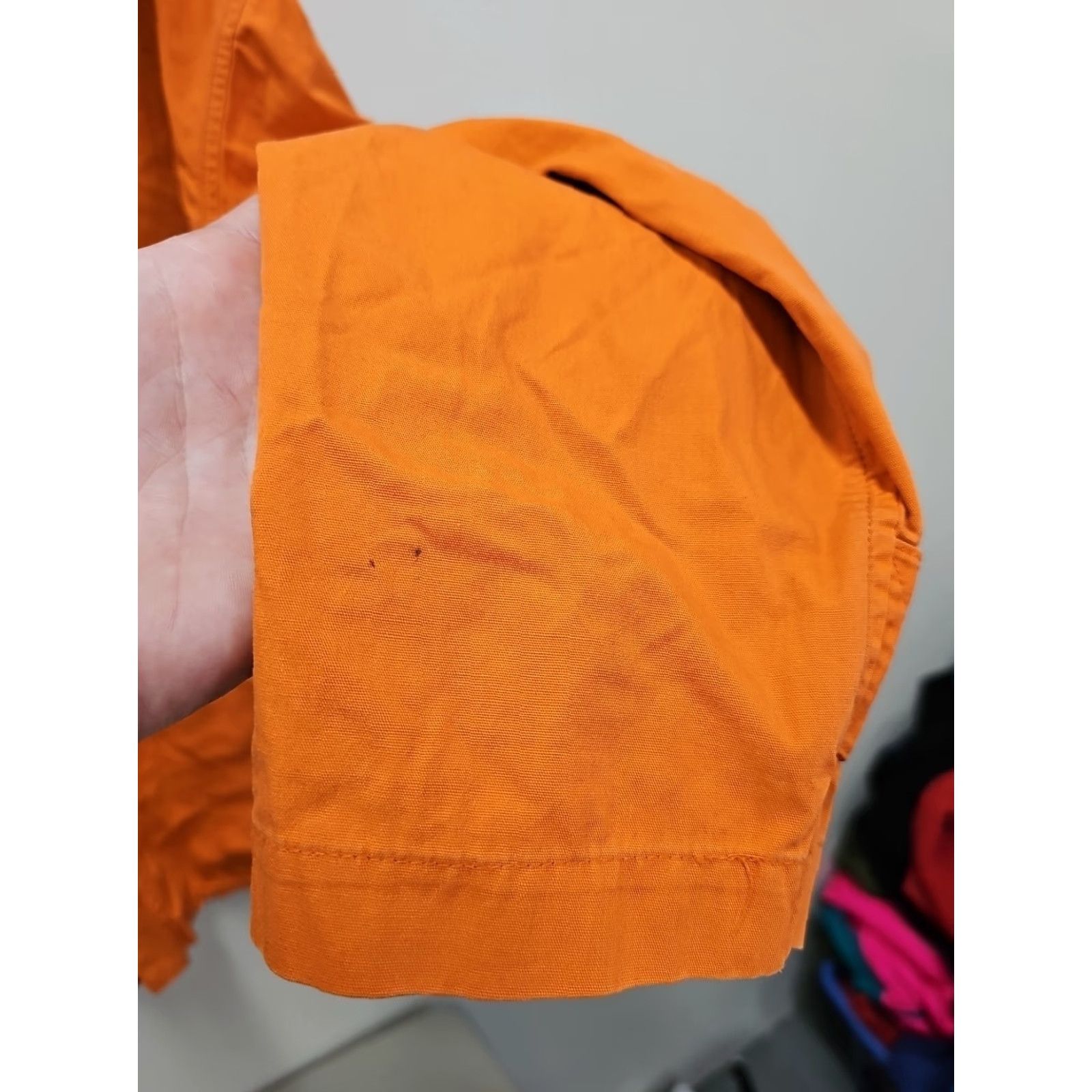 Polo Ralph Lauren Vtg Polo Ralph Lauren Parka Jacket Men's Sz L Orange Hooded Full Zip Solid Vintage Style Casual Winter Outdoor Classic 90s Mens Size US L / EU 52-54 / 3 - 7 Thumbnail