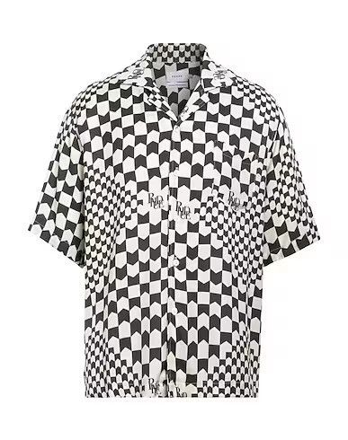 Rhude Rhude Logo Button Up Shirt All Over Print XL Size US XL / EU 56 / 4 - 4 Thumbnail