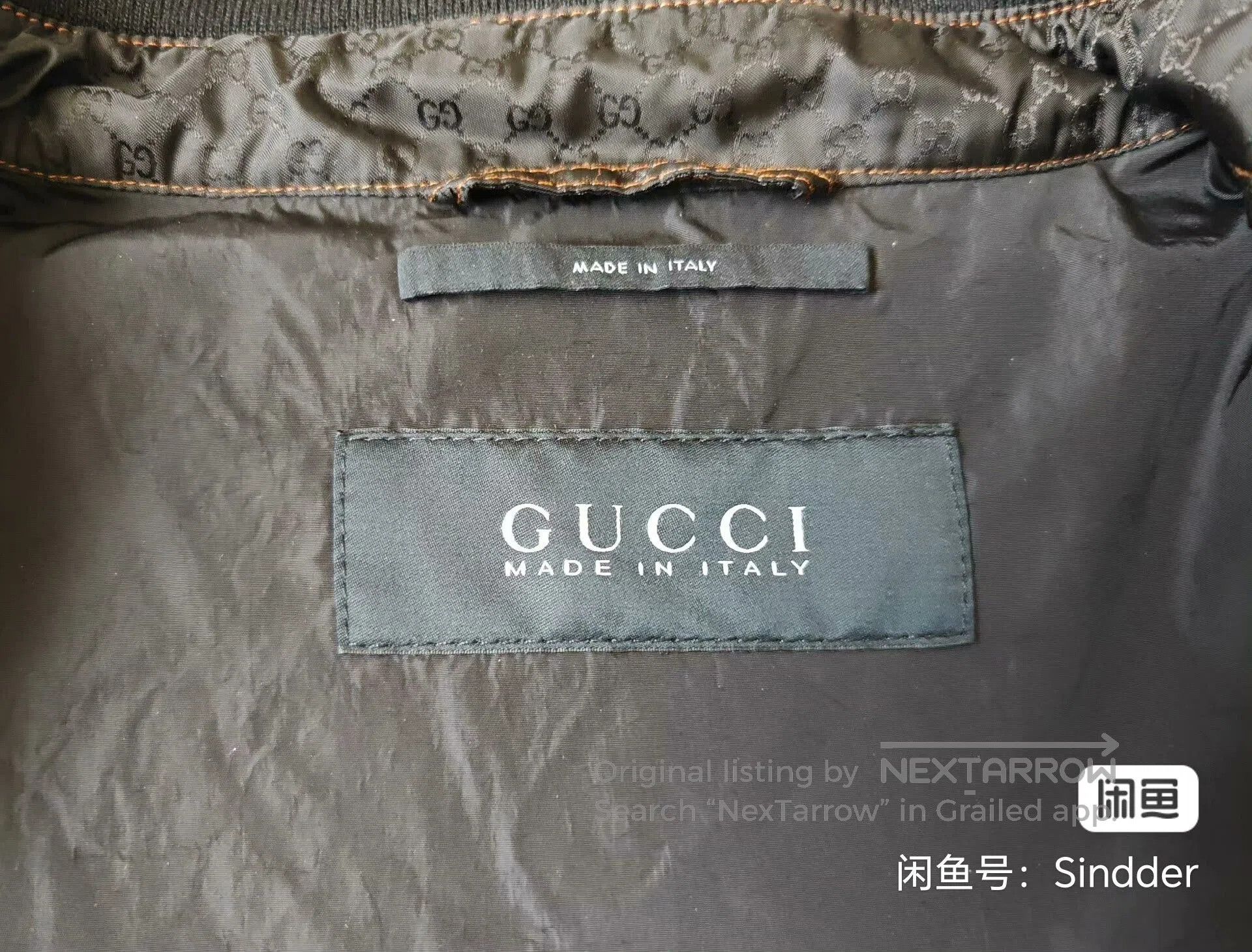 Gucci Gucci Men's Logo Print Jacket. Size US M / EU 48-50 / 2 - 3 Thumbnail