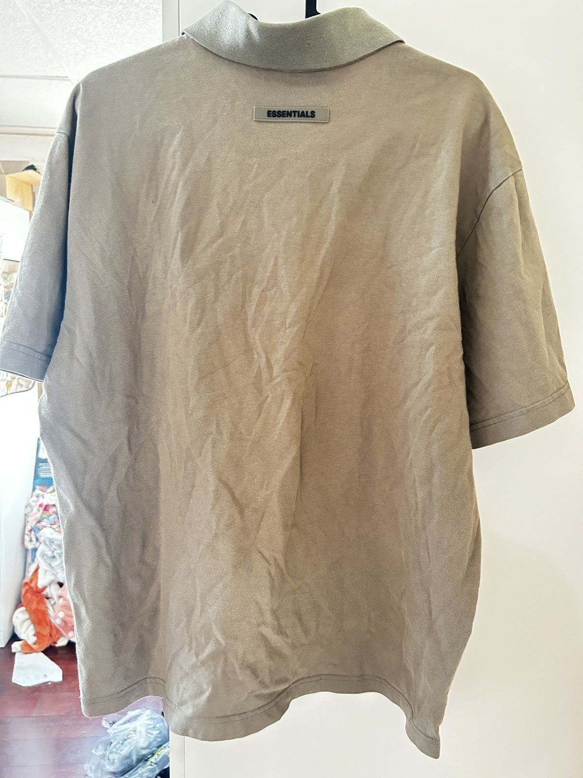 Fear of God Fear of God Essentials Polo Shirt Taupe XS Size US XS / EU 42 / 0 - 2 Thumbnail