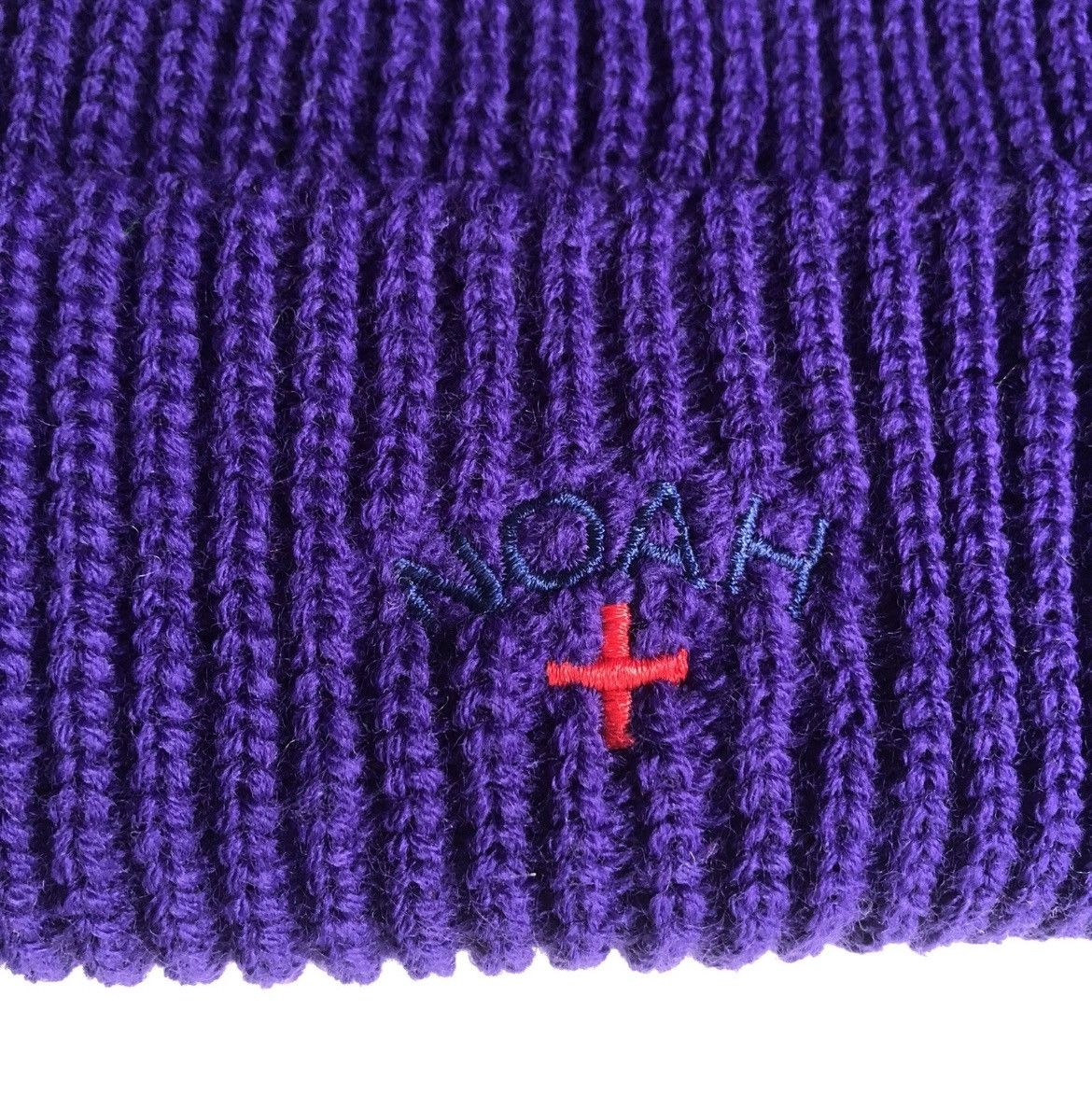 Noah Noah Core Logo Beanie PURPLE Size ONE SIZE - 2 Thumbnail