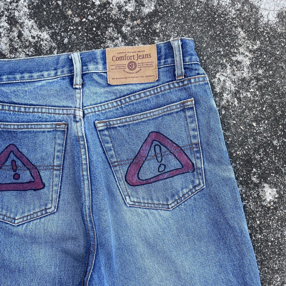 20471120 Vintage Comfort Jeans Custom Distressed Denim Size US 30 / EU 46 - 7 Thumbnail