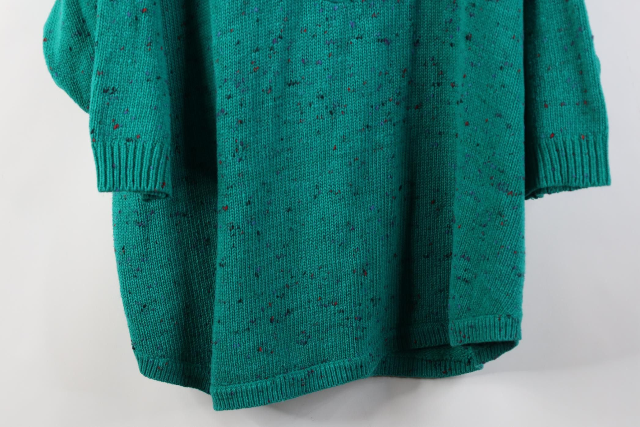 Vintage Vintage 90s Streetwear Short Sleeve Knit Collared Sweater Size ONE SIZE - 3 Thumbnail