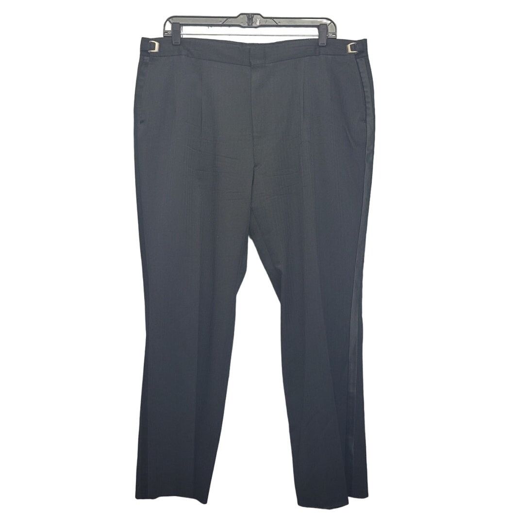 After Six Vintage After Six 42X32 Adjustable Waist Pleated Front Pants Size US 42 / EU 58 - 1 Thumbnail