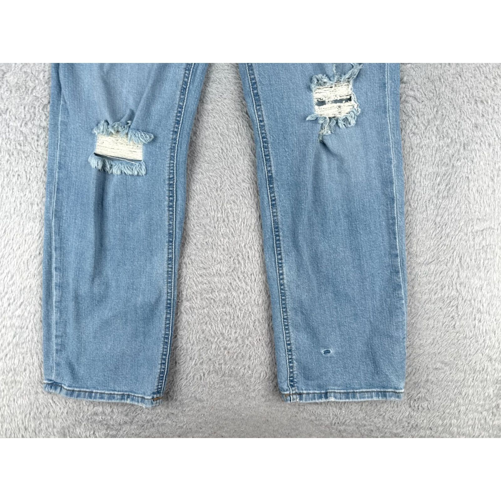 Lee VINTAGE Lee Women's Jeans 27 Blue Denim Straight Leg High Rise 27x29 Cowboy Southwestern Style Size 27" / US 4 / IT 40 - 2 Thumbnail
