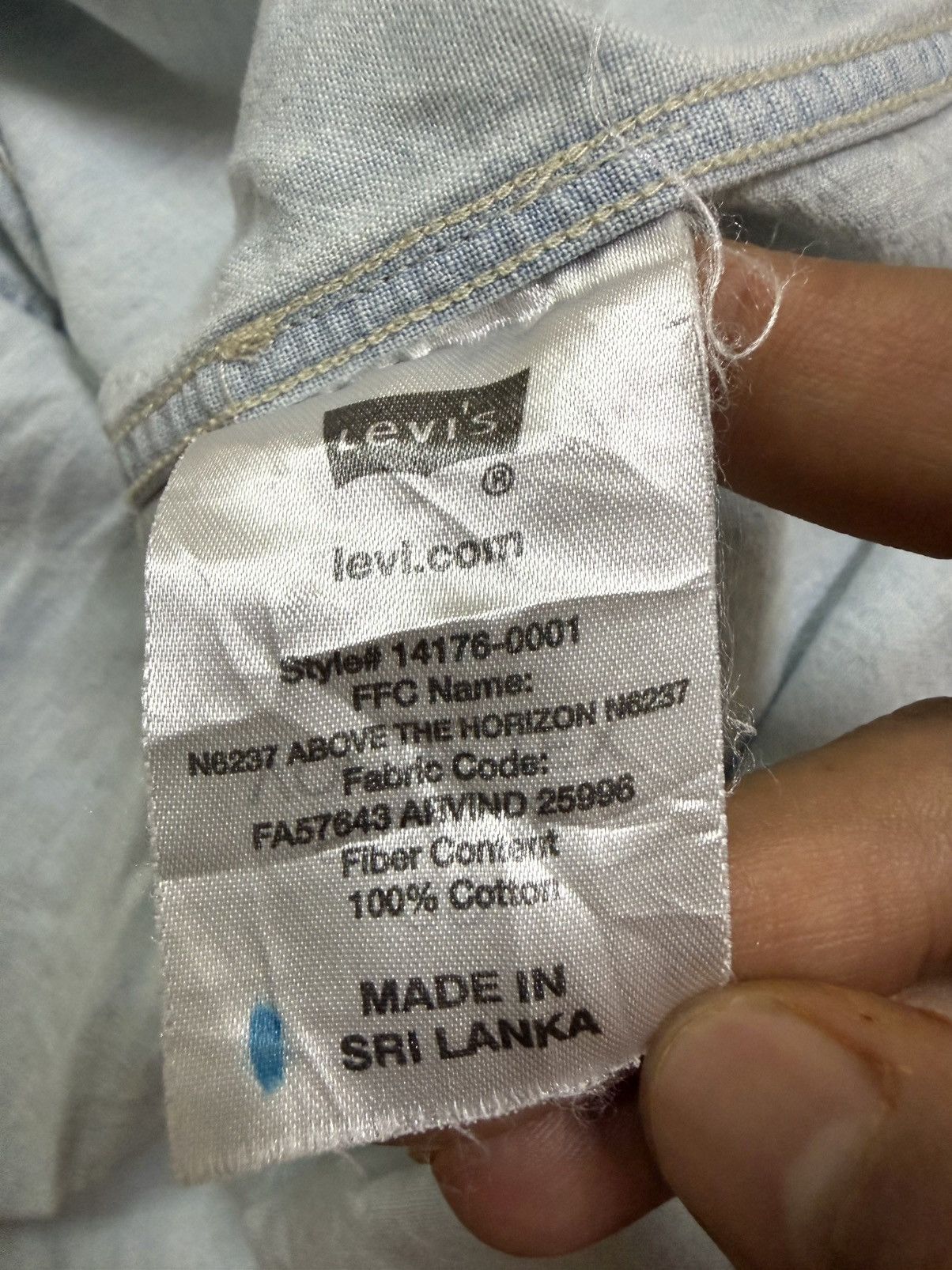 Levi's Levi’s light blue long sleeved denim button up shirt dress Size XS / US 0-2 / IT 36-38 - 8 Thumbnail