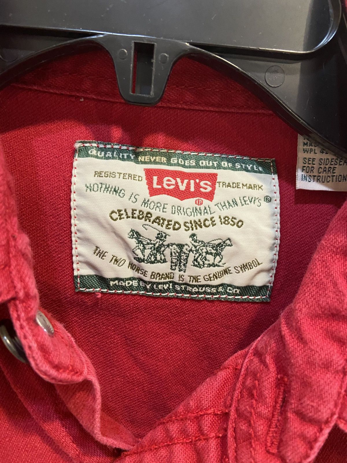 Levi's Vintage Clothing Vintage Levi shirt Size US M / EU 48-50 / 2 - 2 Thumbnail