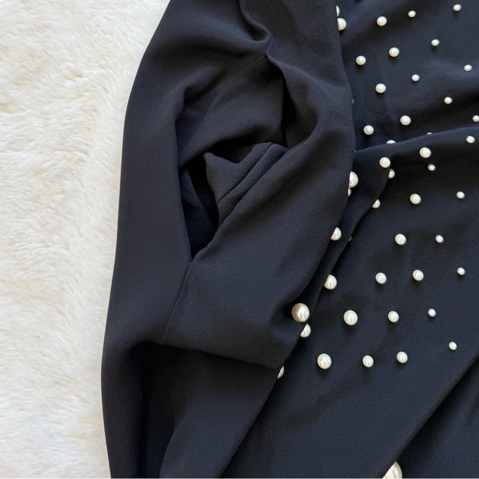 Stella McCartney Stella Maccartney women silk dress with pearls 42 IT or 6US Size M / US 6-8 / IT 42-44 - 14 Thumbnail