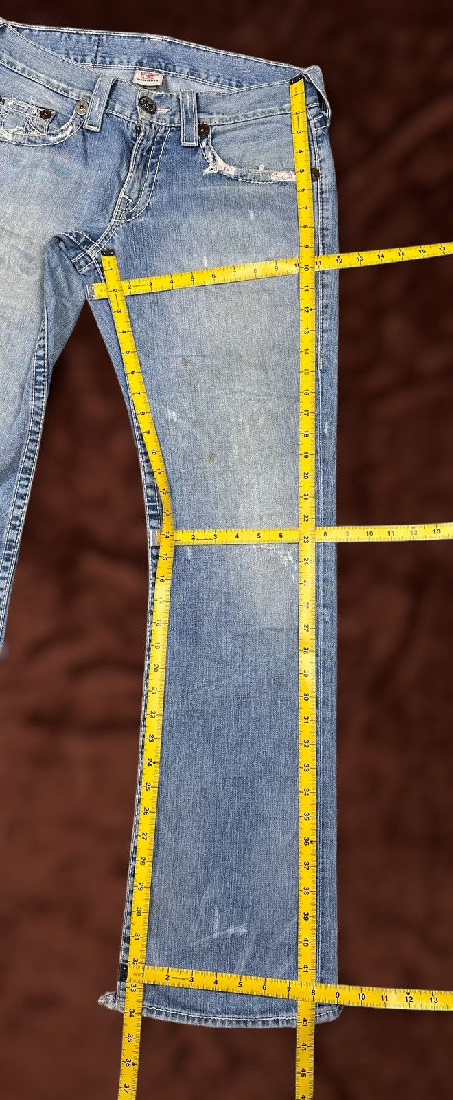 Japanese Brand × True Religion True Religion Dirty Flare Jeans Size US 31 - 14 Thumbnail