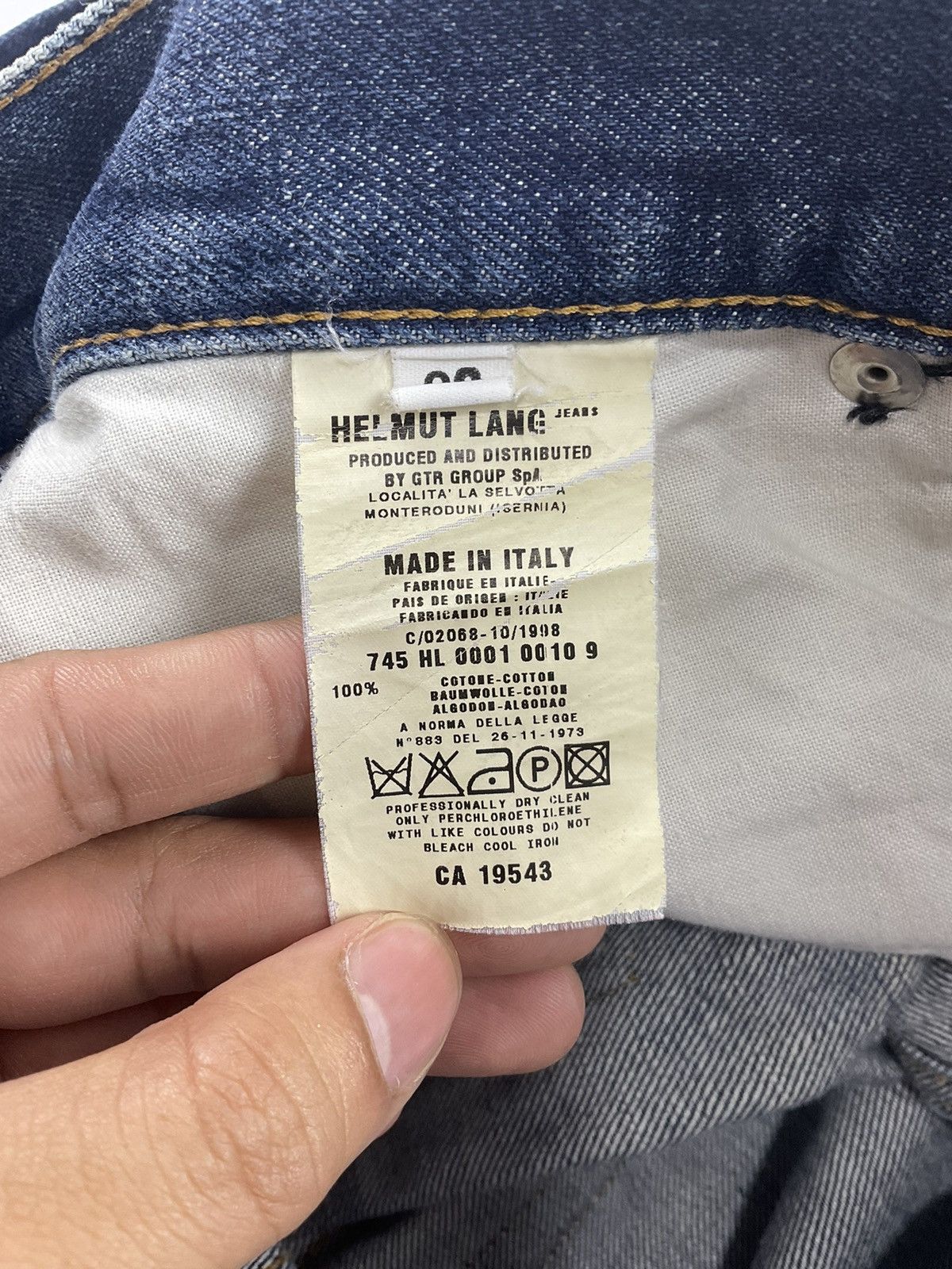 Helmut Lang Helmut Lang 1998 Classic Raw Denim Classic Cut Size US 28 / EU 44 - 9 Thumbnail