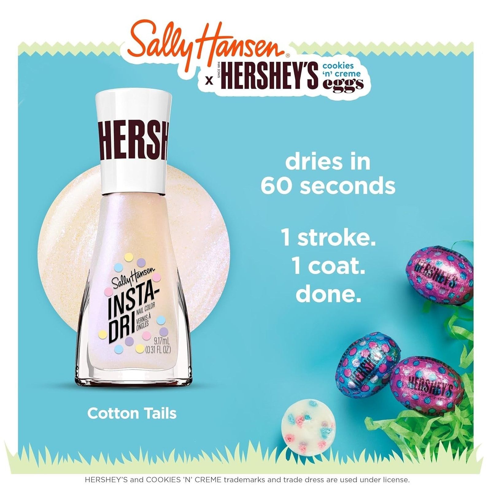 Other Hershey's Cookie 'n' Cream Eggs - 781 - Nail Polish .31oz Size ONE SIZE - 5 Thumbnail
